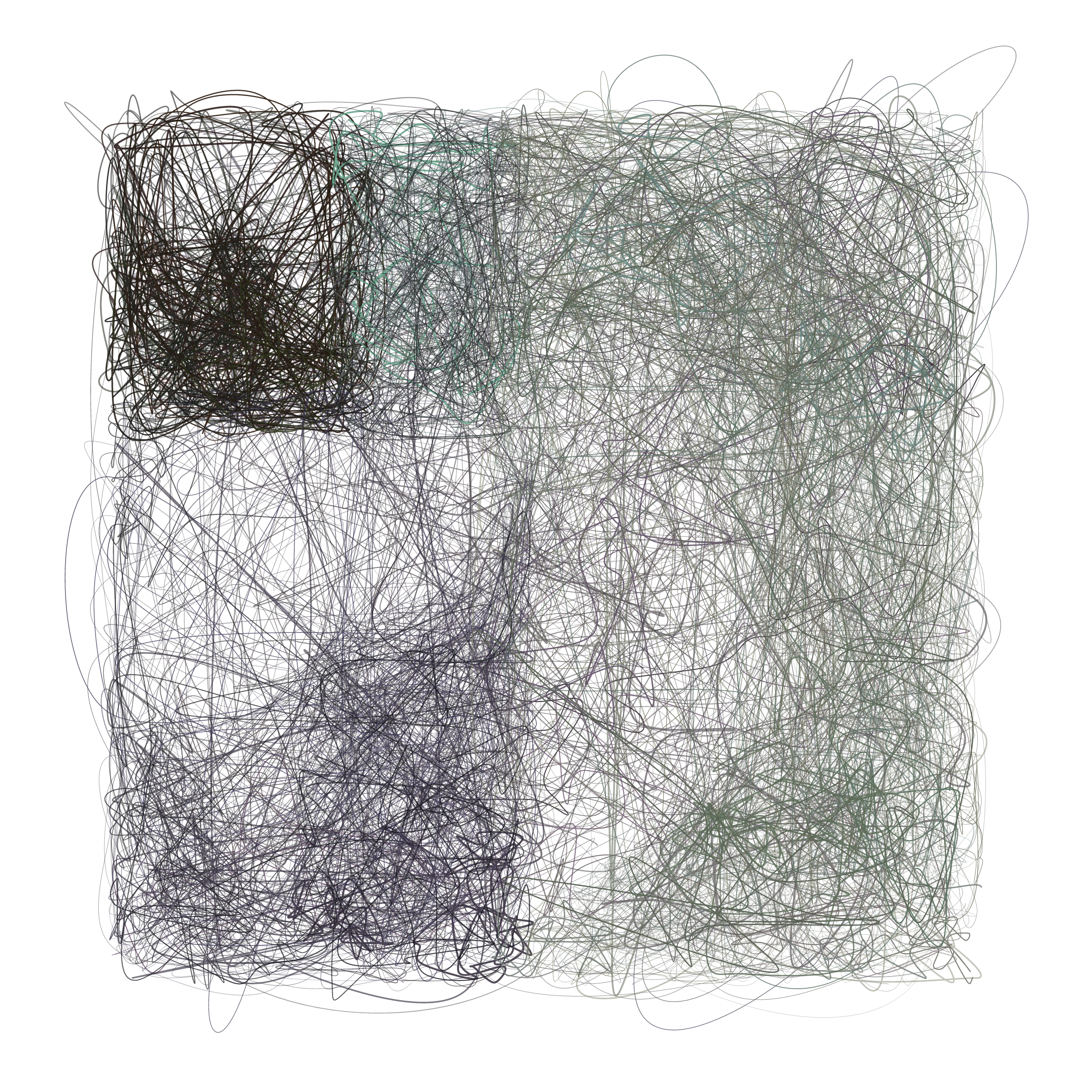 Art Blocks - Art Blocks v2 - Scribbled Boundaries #60 - NFT # 131000060