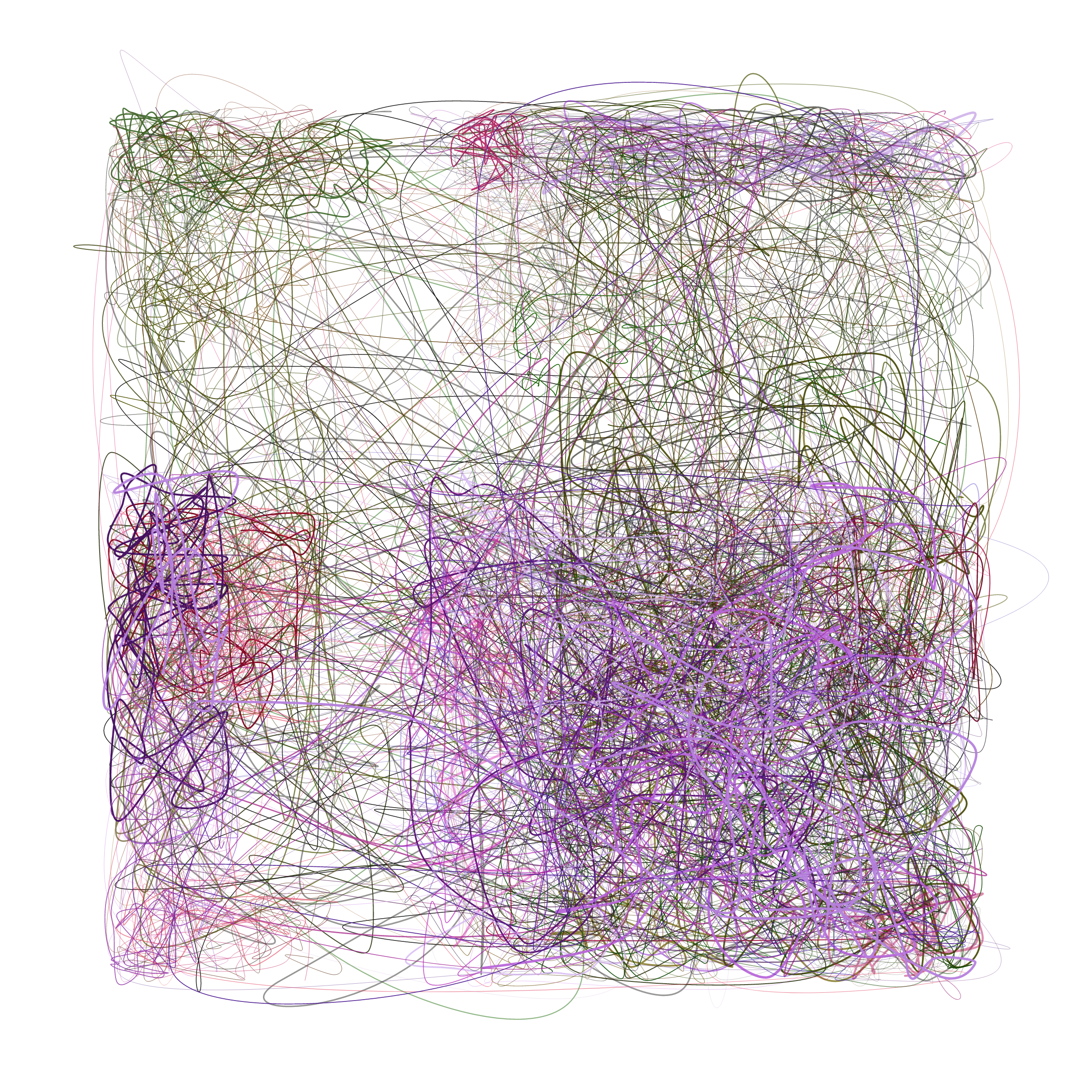 Art Blocks - Art Blocks v2 - Scribbled Boundaries #63 - NFT # 131000063