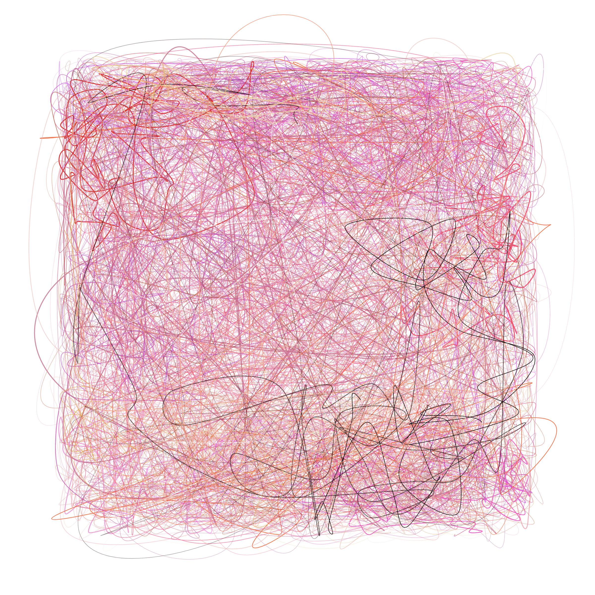 Art Blocks - Art Blocks v2 - Scribbled Boundaries #65 - NFT # 131000065