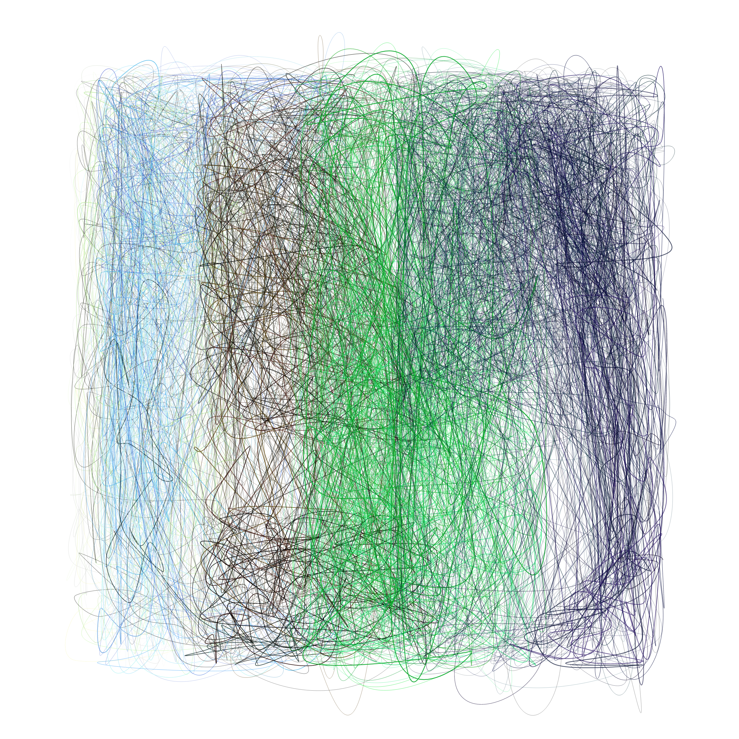 Art Blocks - Art Blocks v2 - Scribbled Boundaries #69 - NFT # 131000069