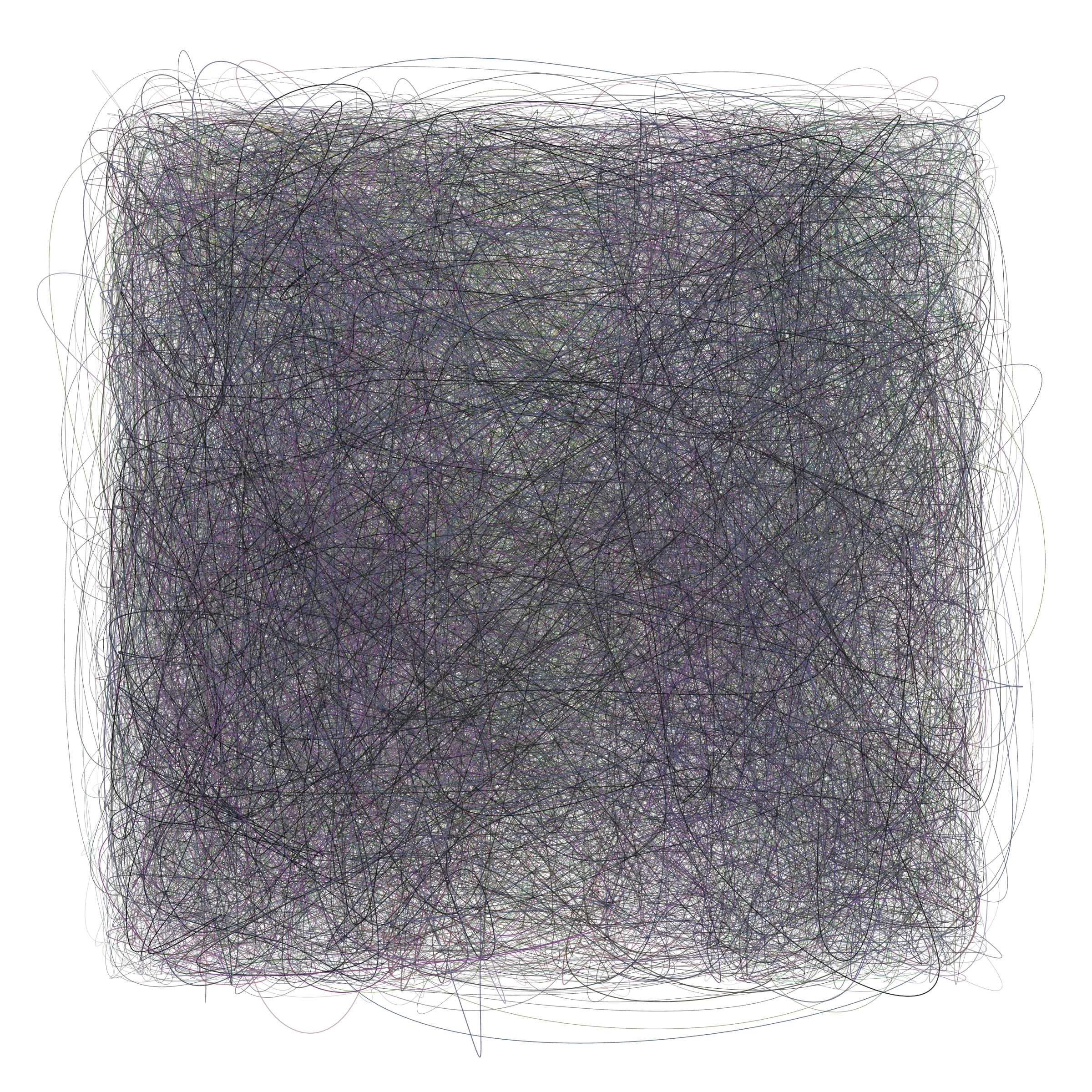 Art Blocks - Art Blocks v2 - Scribbled Boundaries #74 - NFT # 131000074