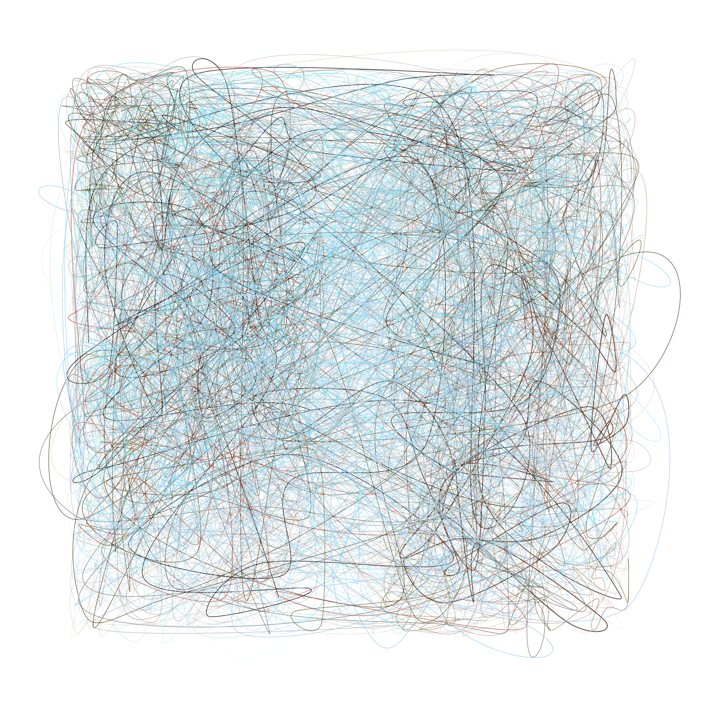 Art Blocks - Art Blocks v2 - Scribbled Boundaries #77 - NFT # 131000077