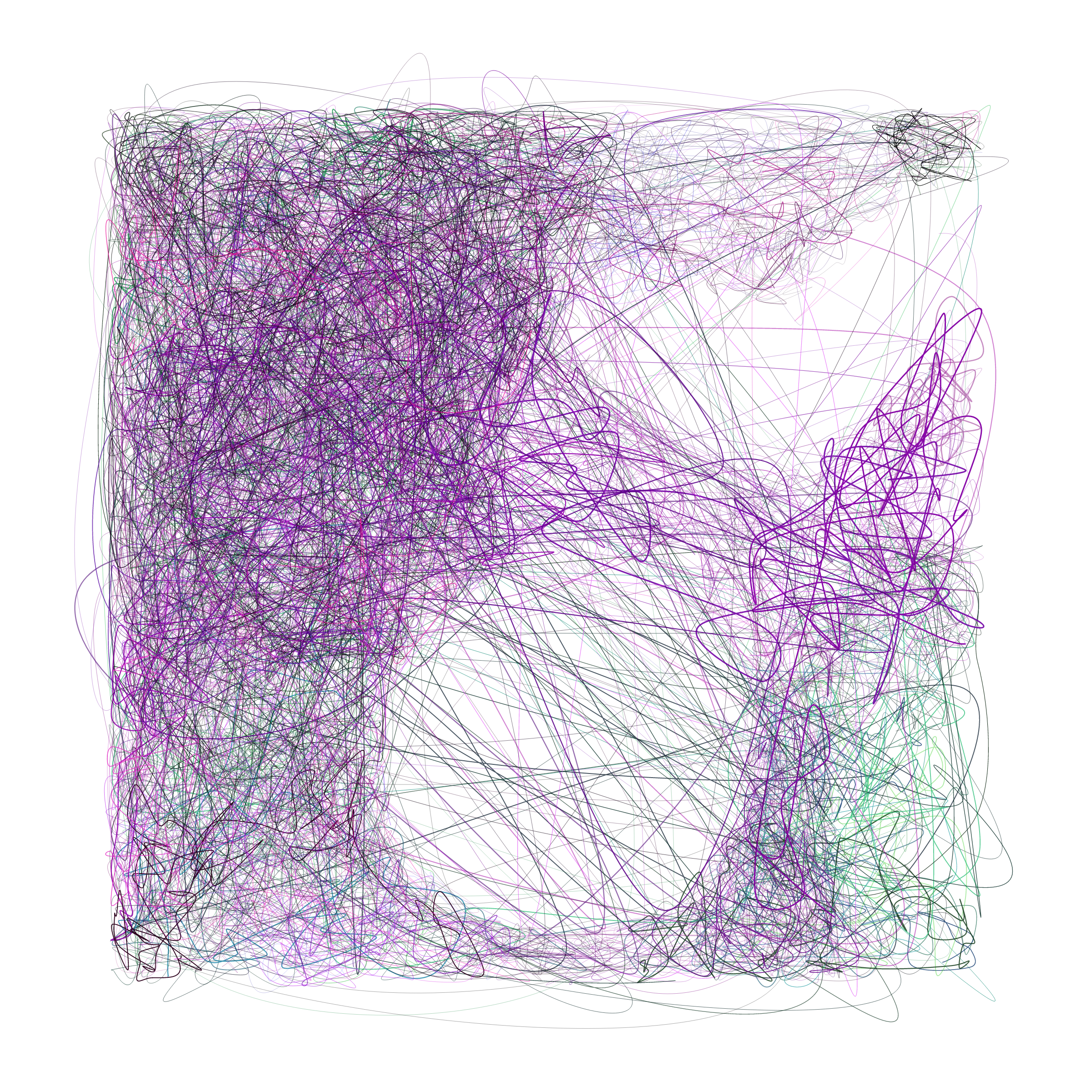 Art Blocks - Art Blocks v2 - Scribbled Boundaries #79 - NFT # 131000079