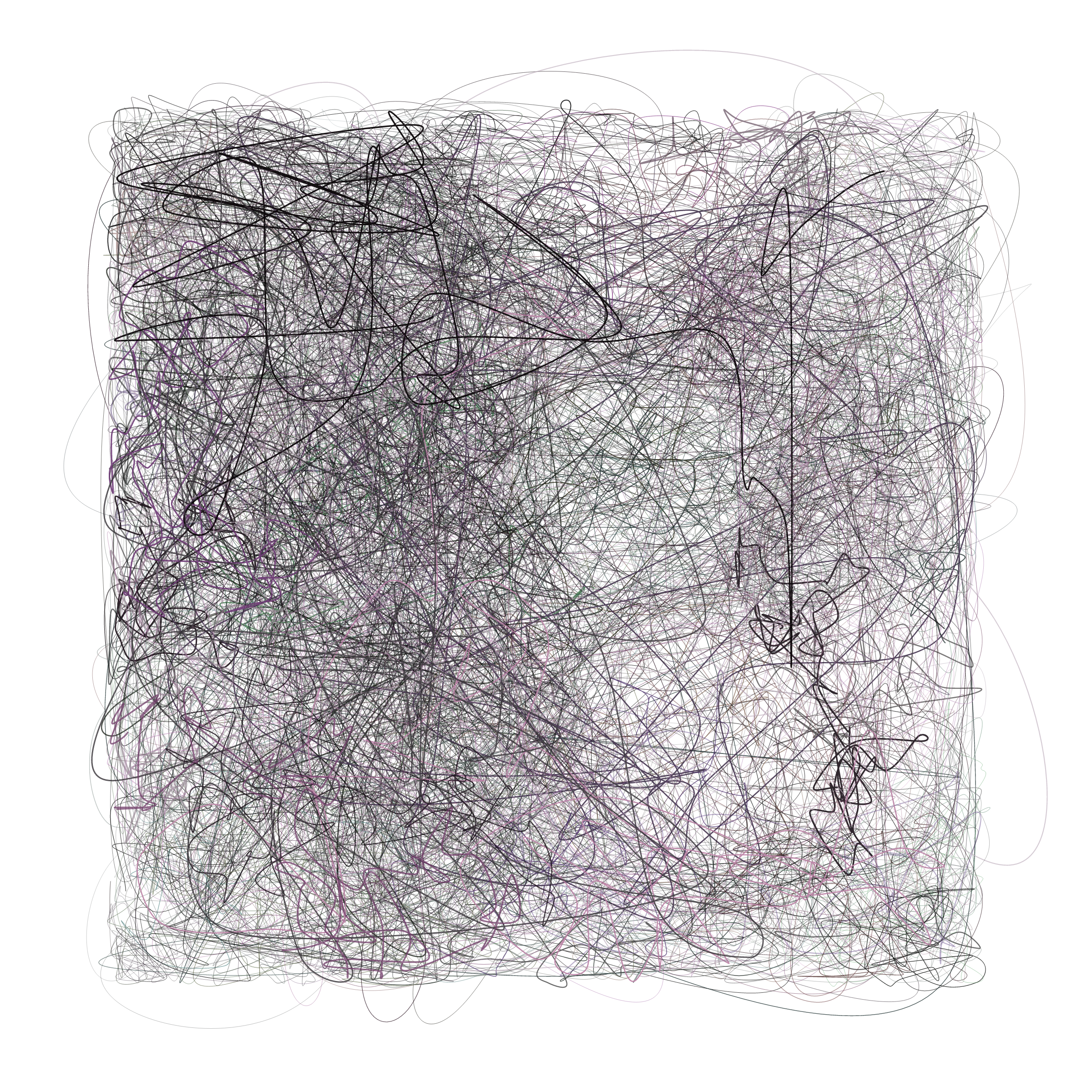 Art Blocks - Art Blocks v2 - Scribbled Boundaries #81 - NFT # 131000081