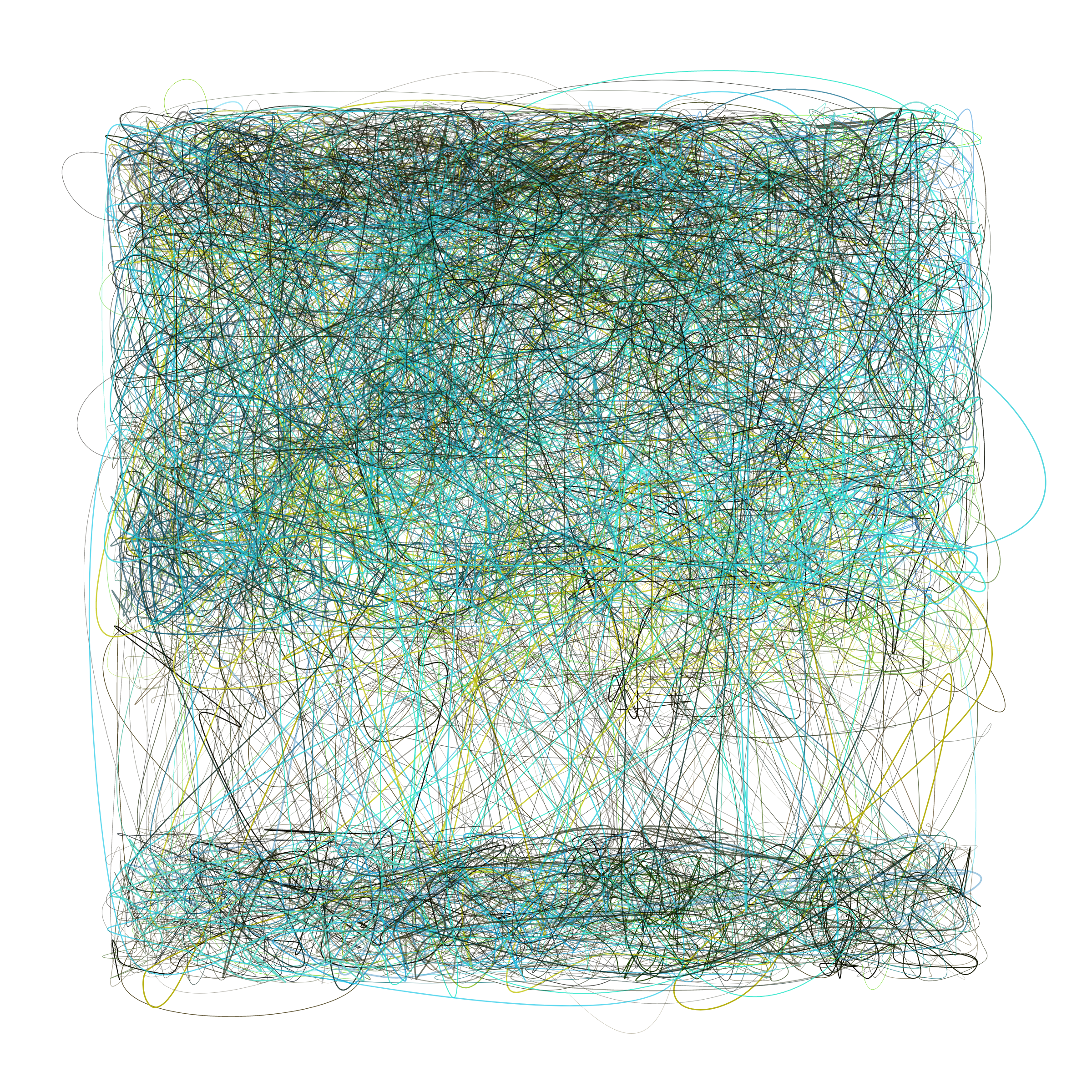 Art Blocks - Art Blocks v2 - Scribbled Boundaries #83 - NFT # 131000083