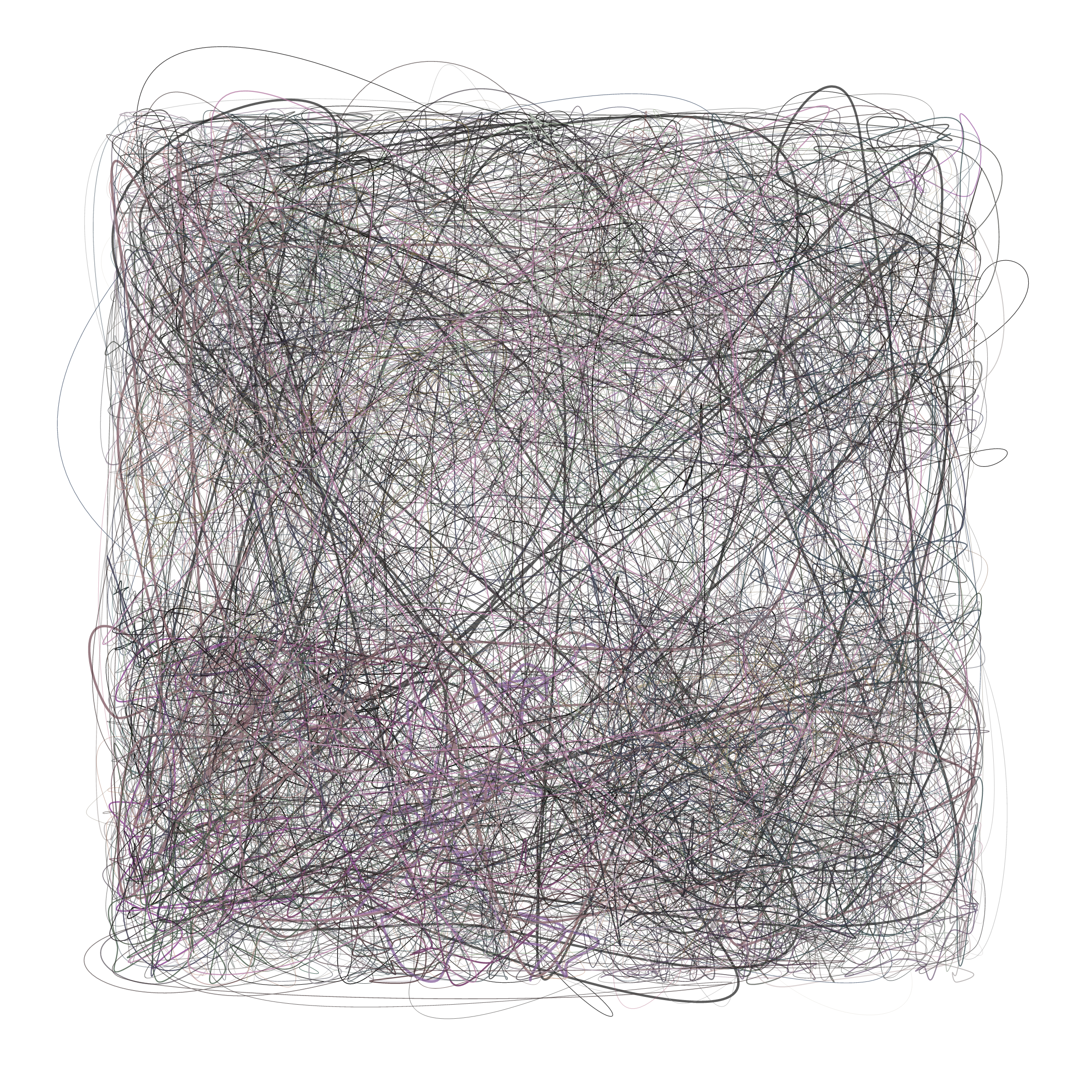 Art Blocks - Art Blocks v2 - Scribbled Boundaries #92 - NFT # 131000092