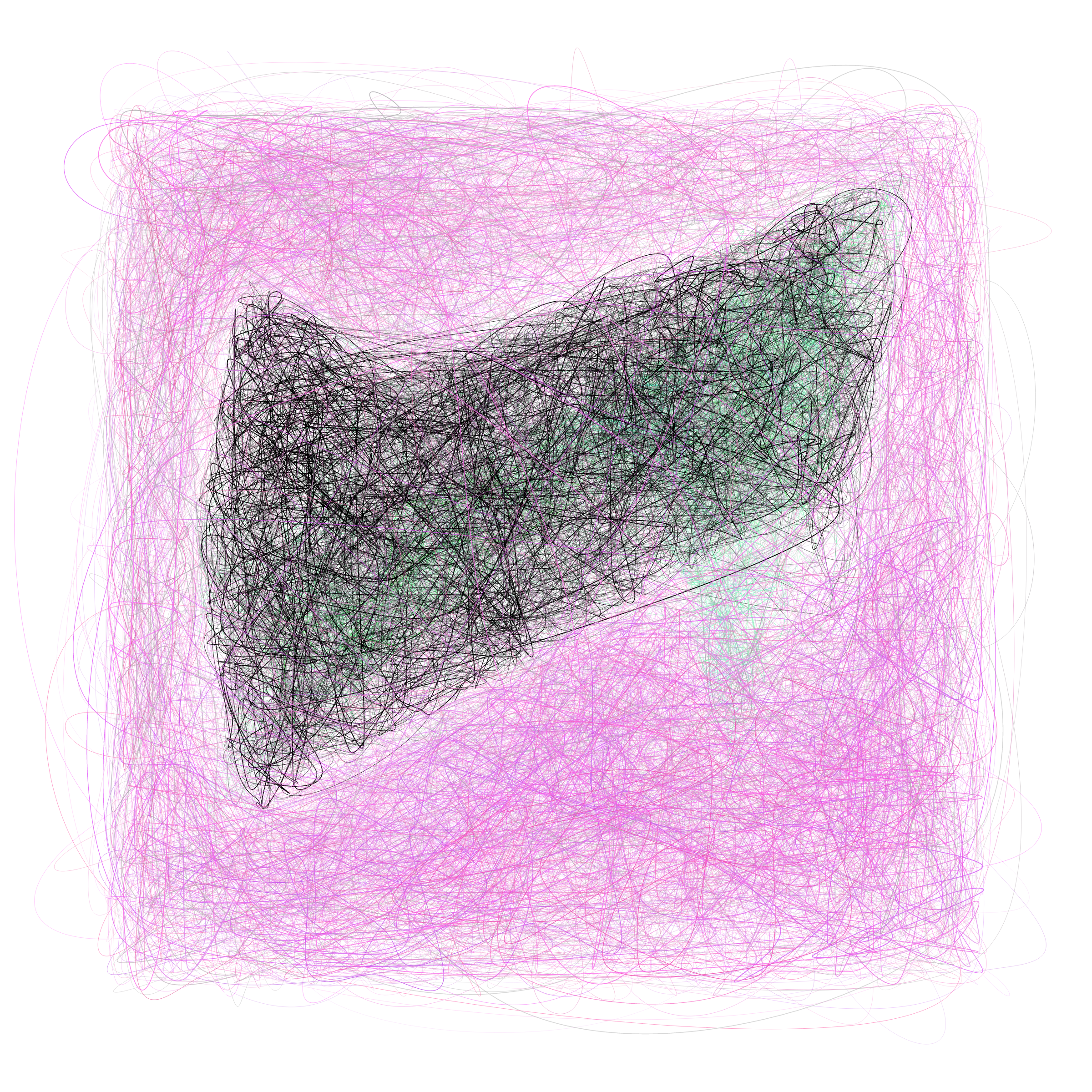 Art Blocks - Art Blocks v2 - Scribbled Boundaries #95 - NFT # 131000095