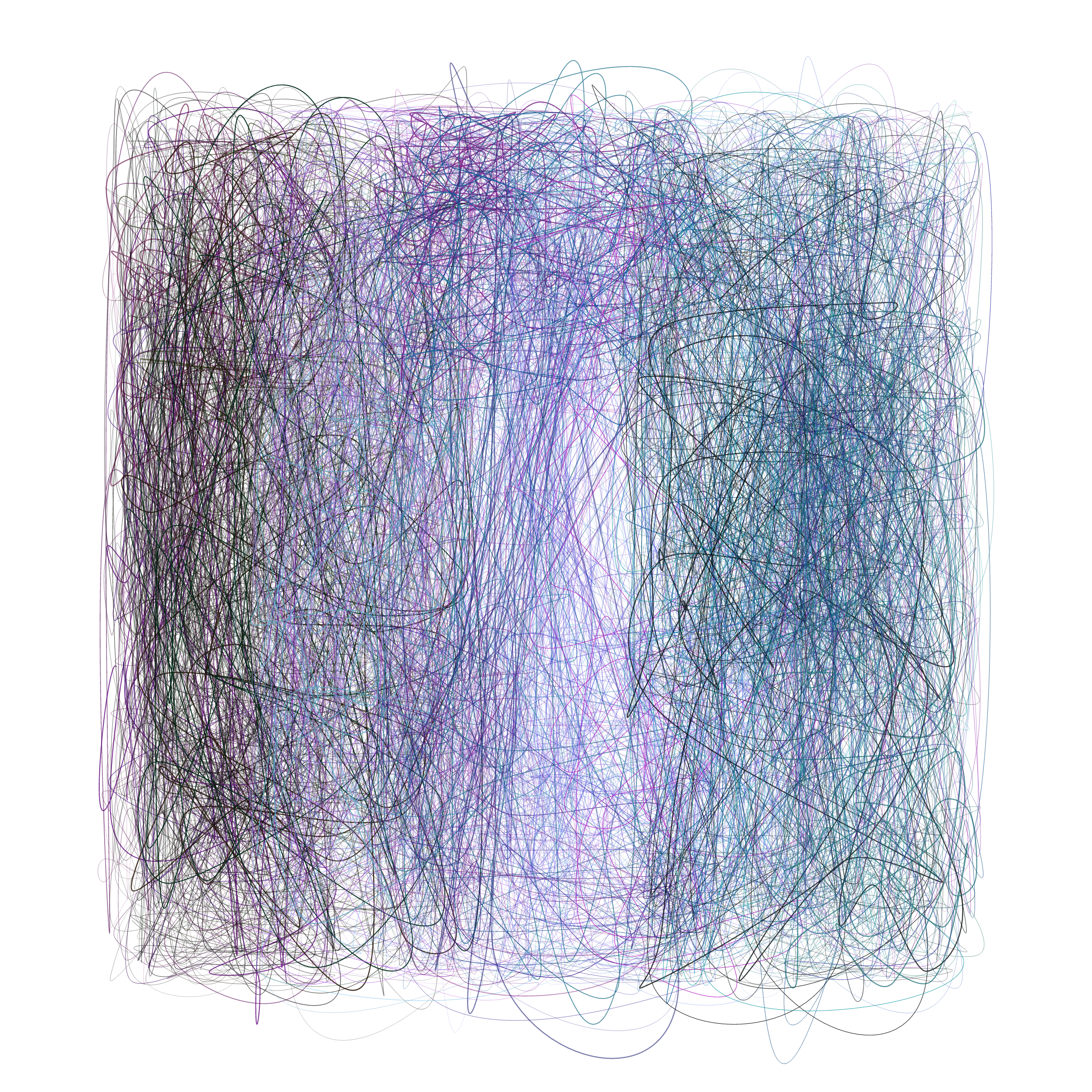 Art Blocks - Art Blocks v2 - Scribbled Boundaries #97 - NFT # 131000097