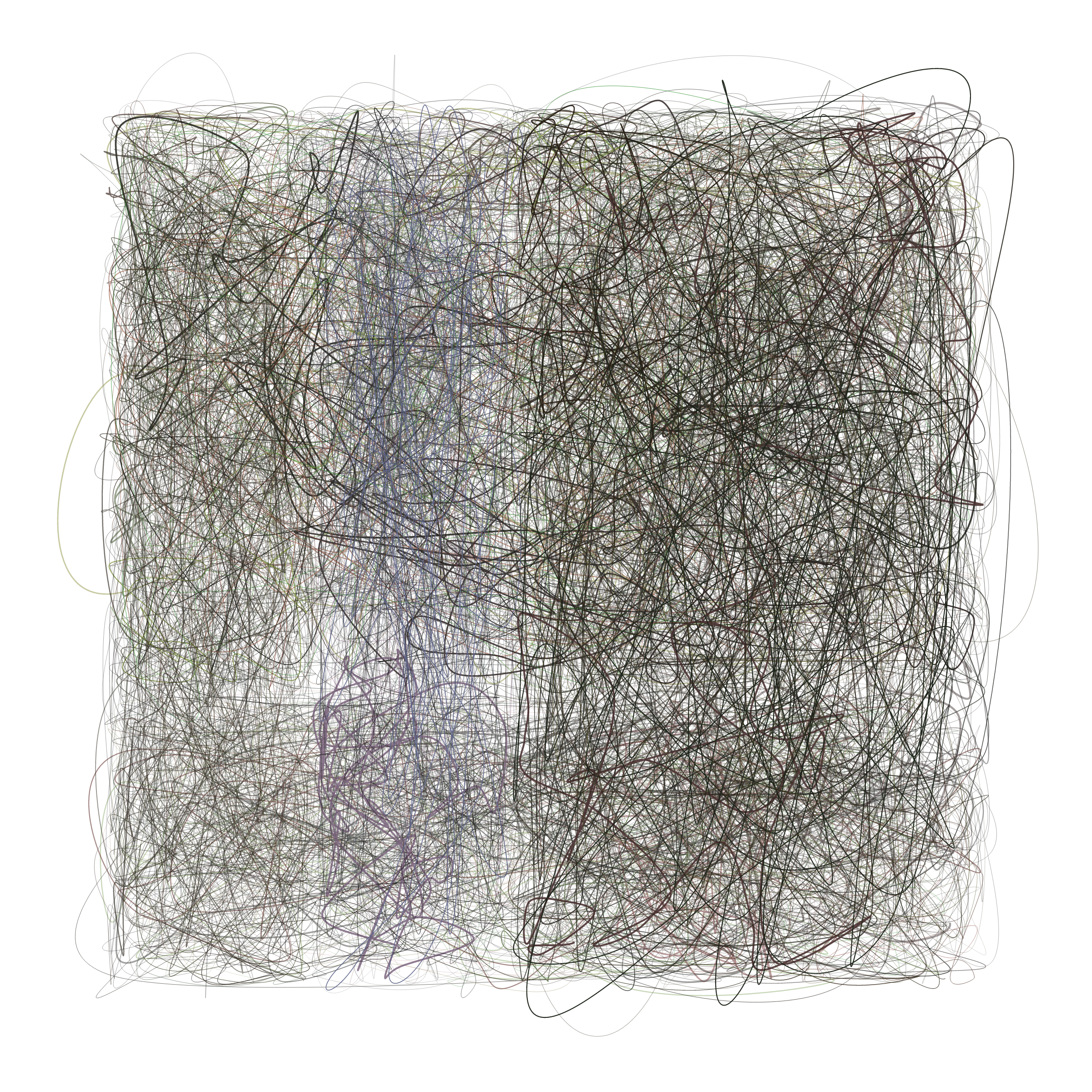 Art Blocks - Art Blocks v2 - Scribbled Boundaries #98 - NFT # 131000098