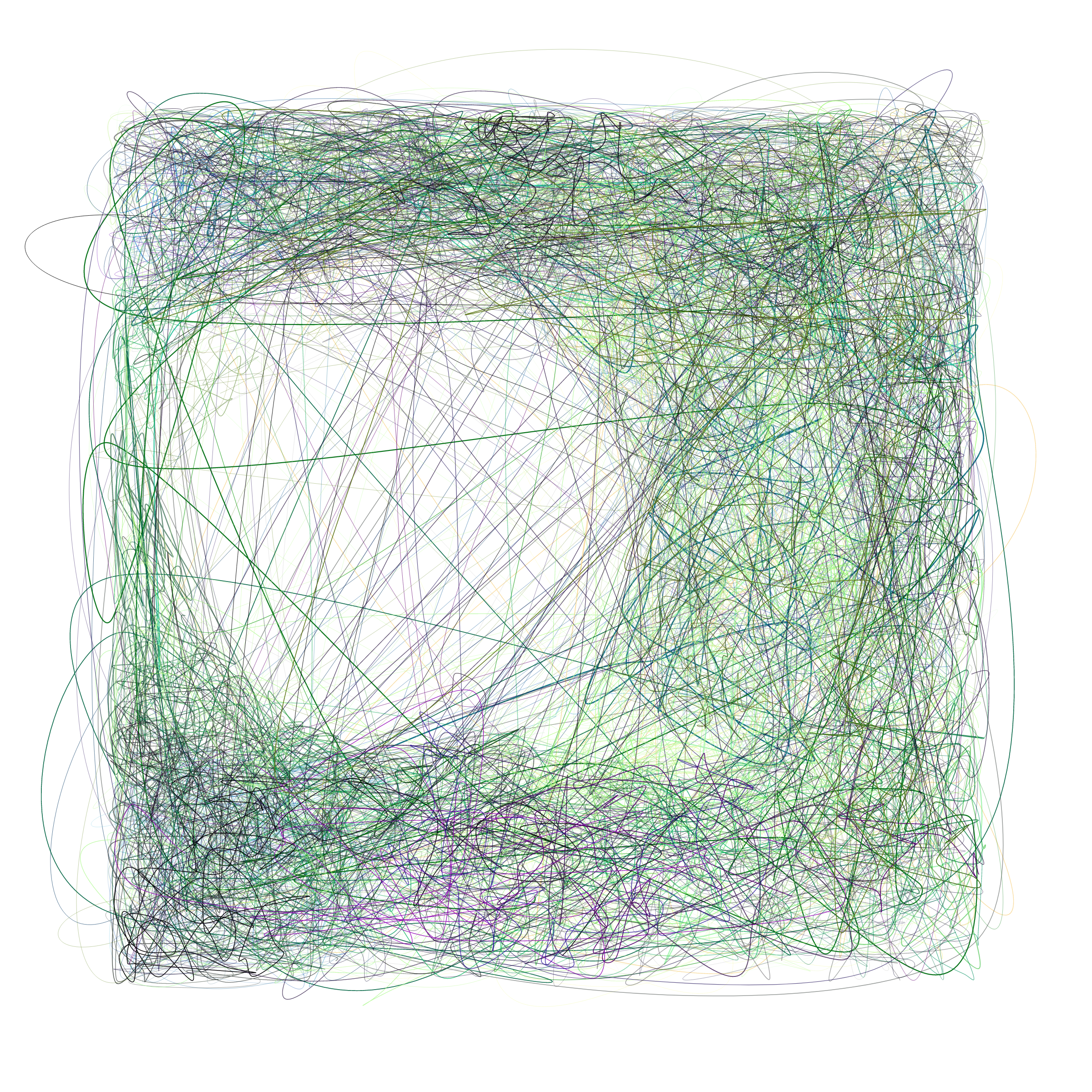 Art Blocks - Art Blocks v2 - Scribbled Boundaries #99 - NFT # 131000099