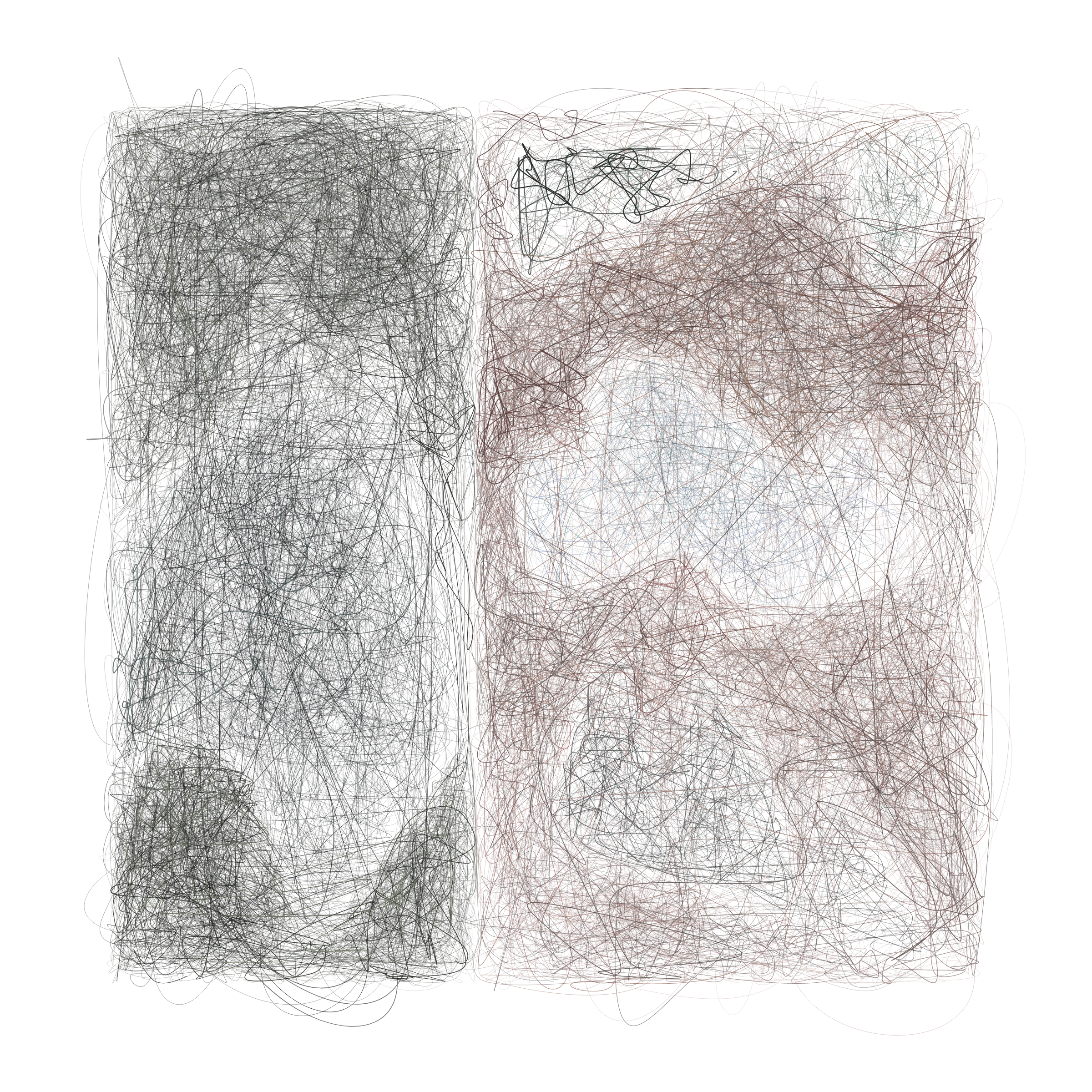 Art Blocks - Art Blocks v2 - Scribbled Boundaries #100 - NFT # 131000100