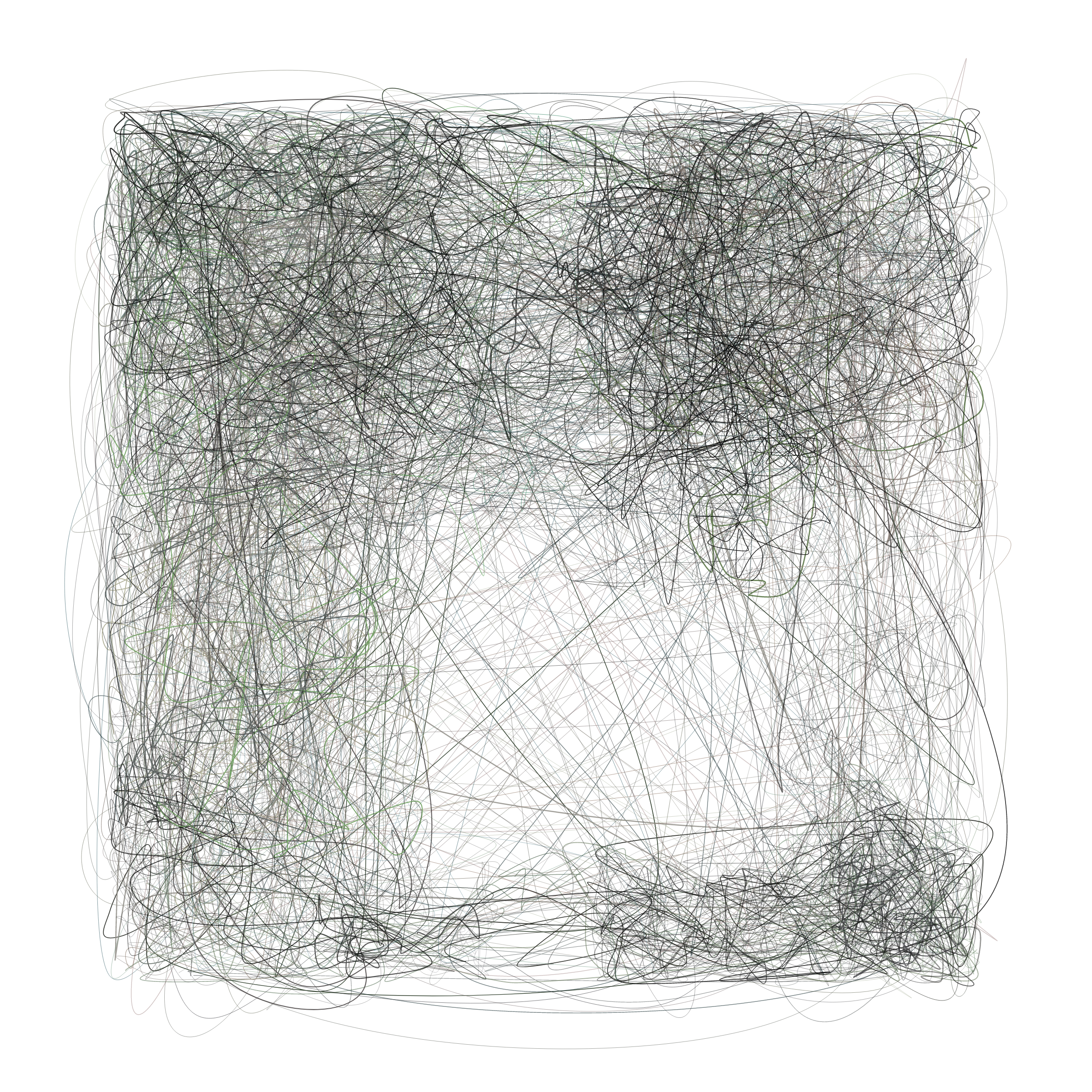 Art Blocks - Art Blocks v2 - Scribbled Boundaries #105 - NFT # 131000105