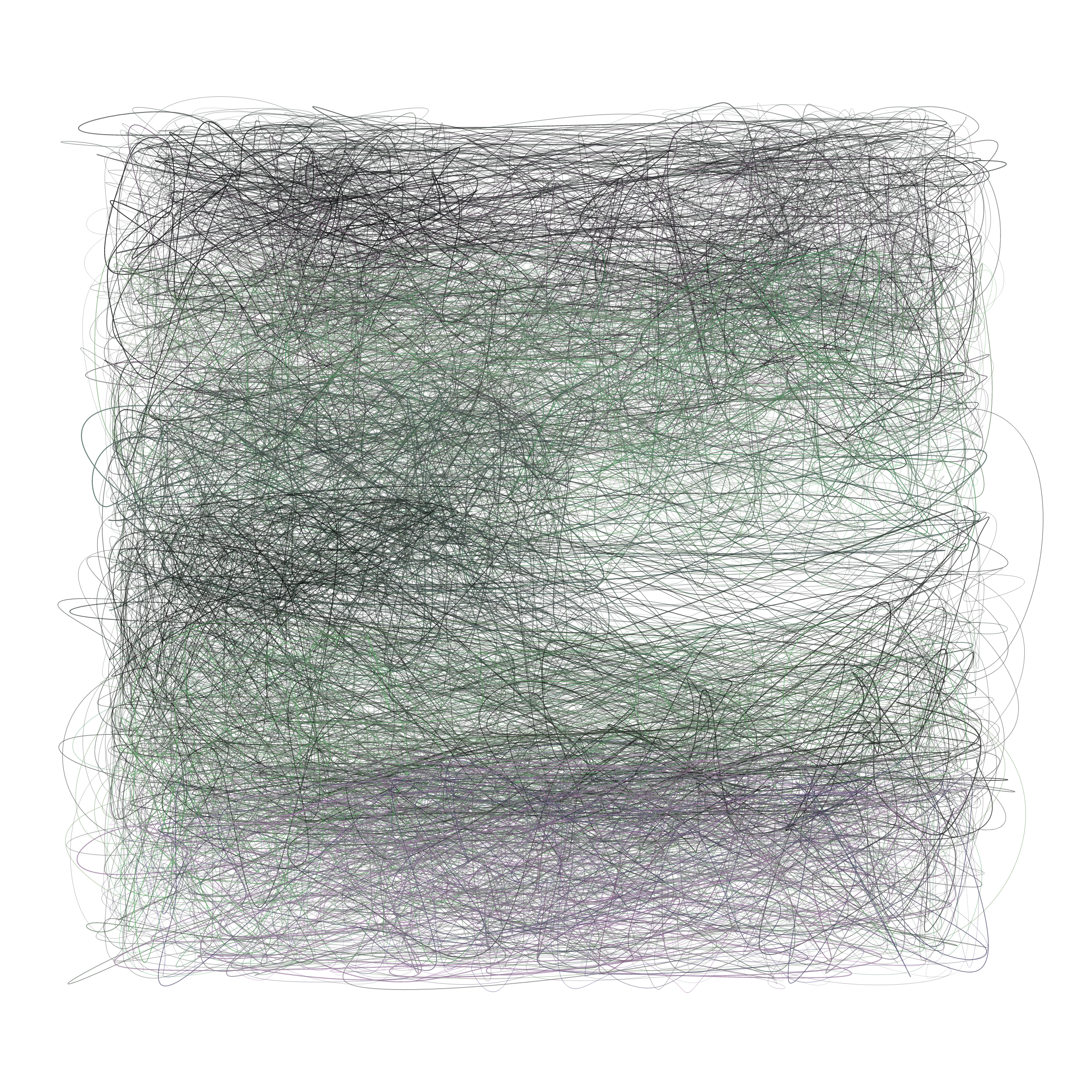 Art Blocks - Art Blocks v2 - Scribbled Boundaries #110 - NFT # 131000110