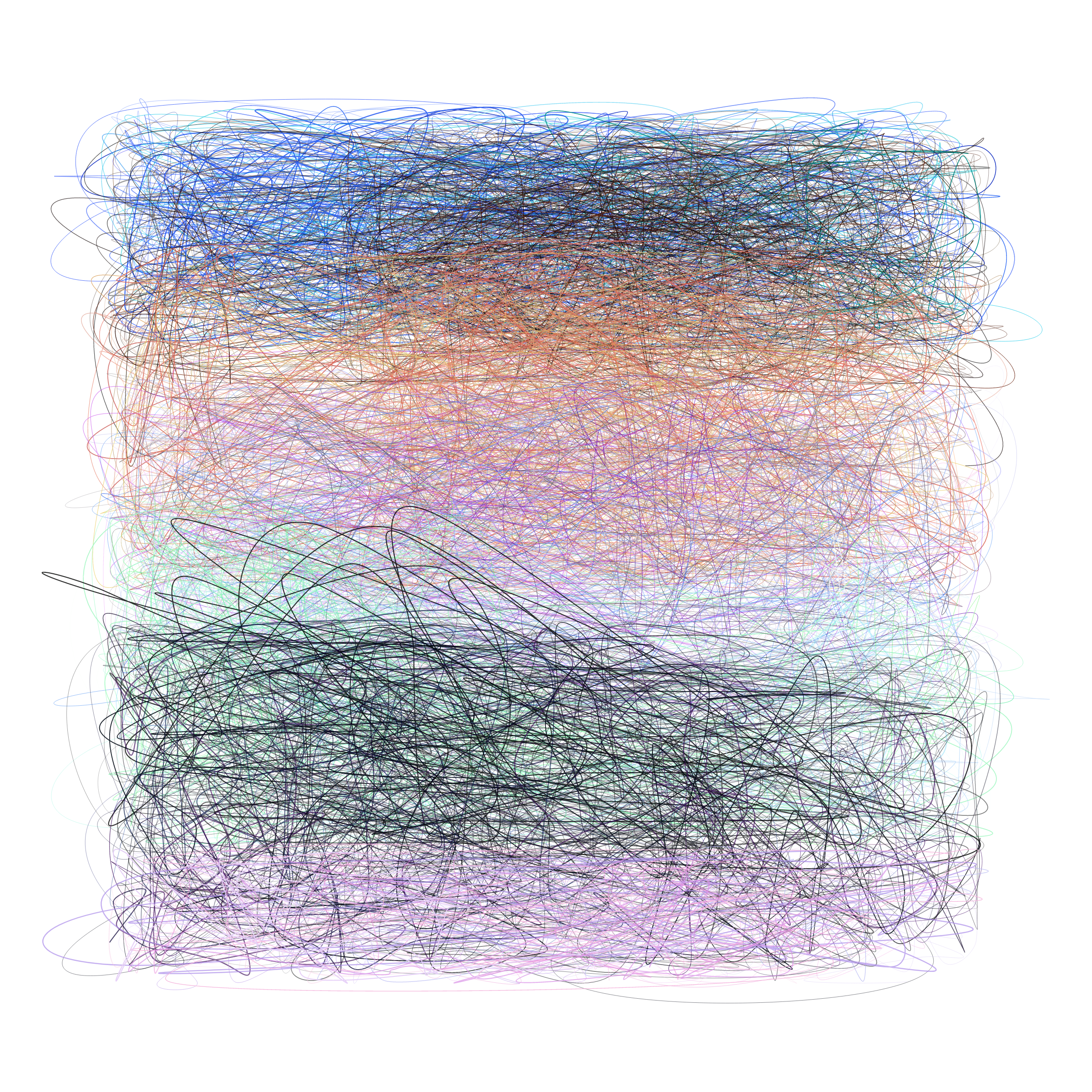 Art Blocks - Art Blocks v2 - Scribbled Boundaries #111 - NFT # 131000111