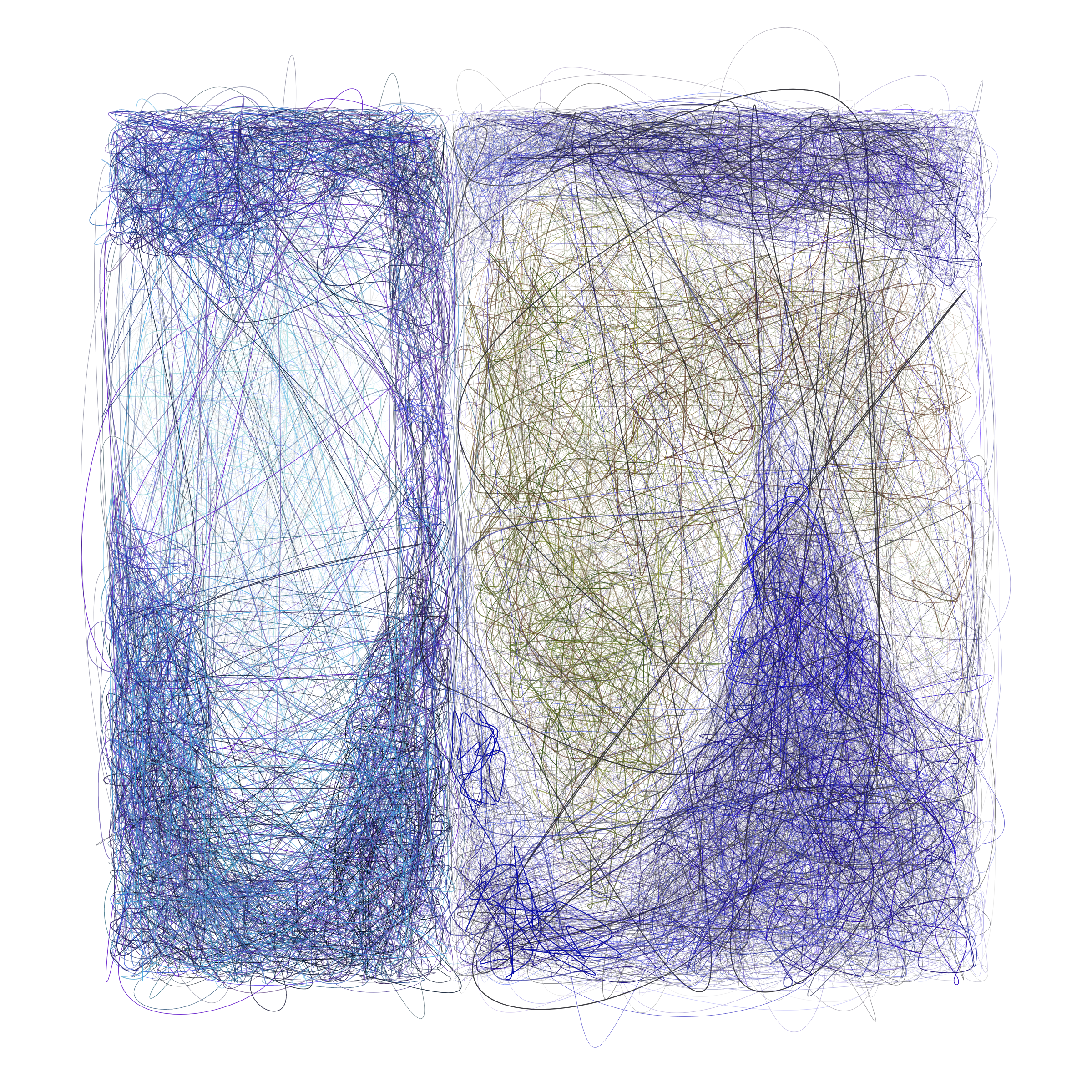 Art Blocks - Art Blocks v2 - Scribbled Boundaries #113 - NFT # 131000113