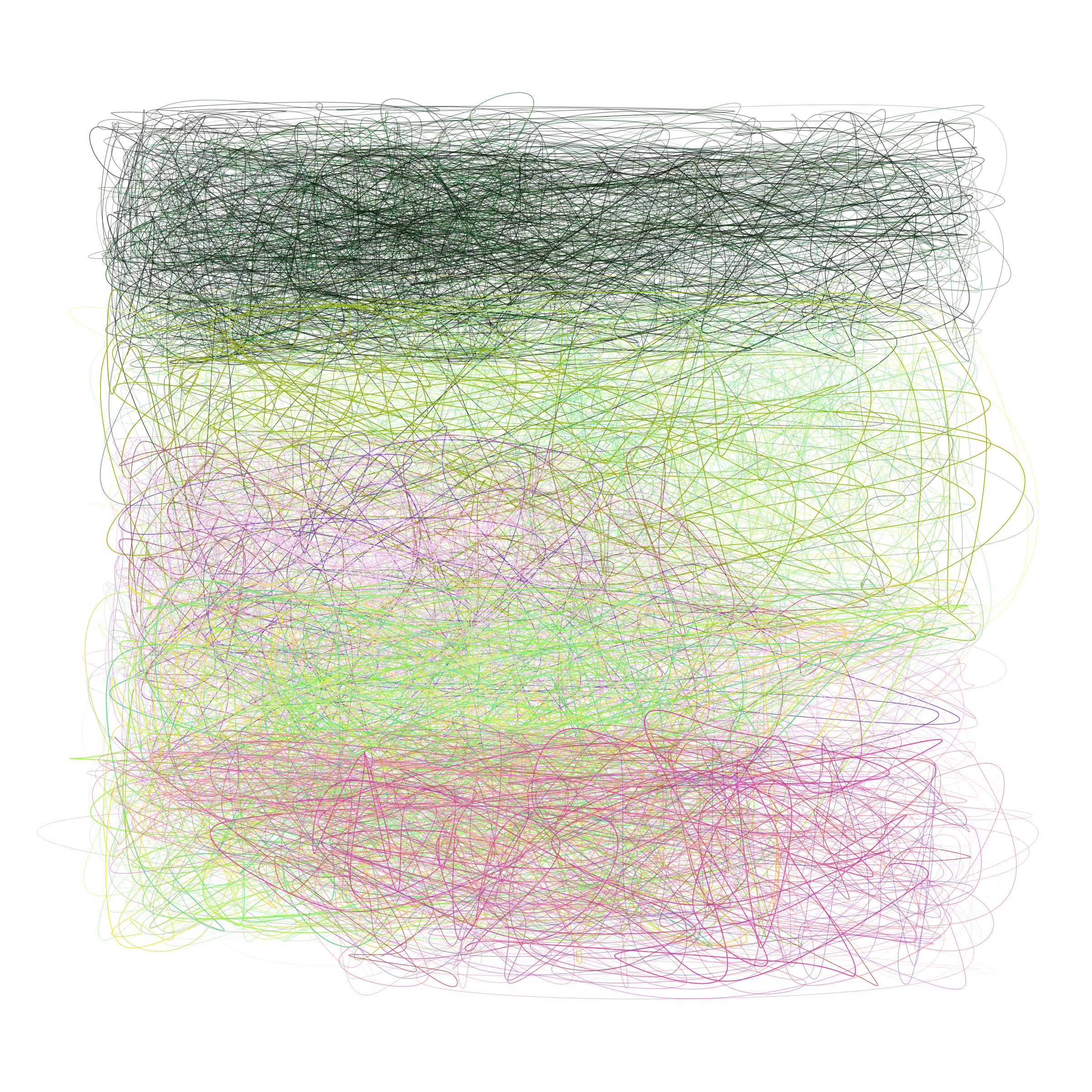 Art Blocks - Art Blocks v2 - Scribbled Boundaries #114 - NFT # 131000114