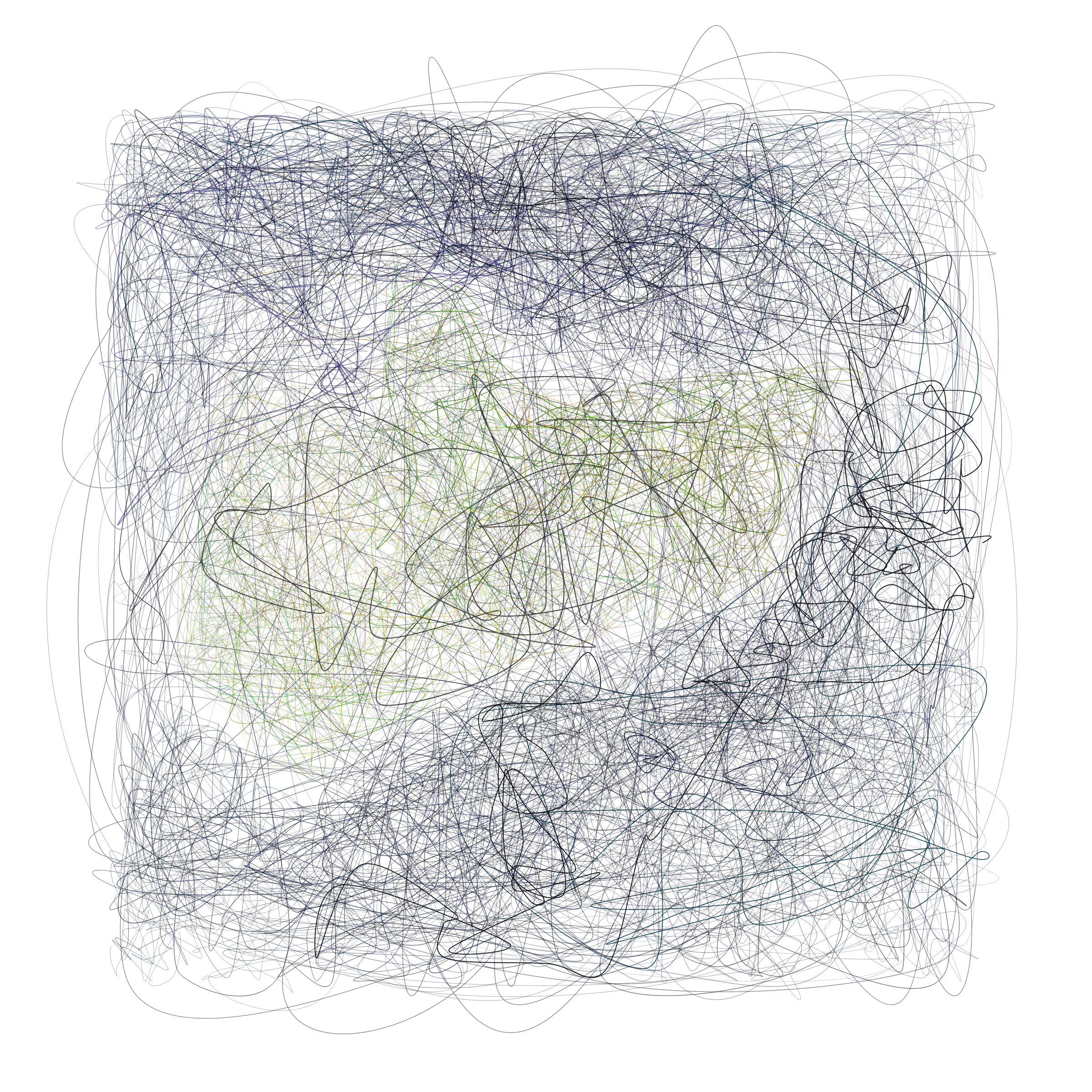 Art Blocks - Art Blocks v2 - Scribbled Boundaries #115 - NFT # 131000115