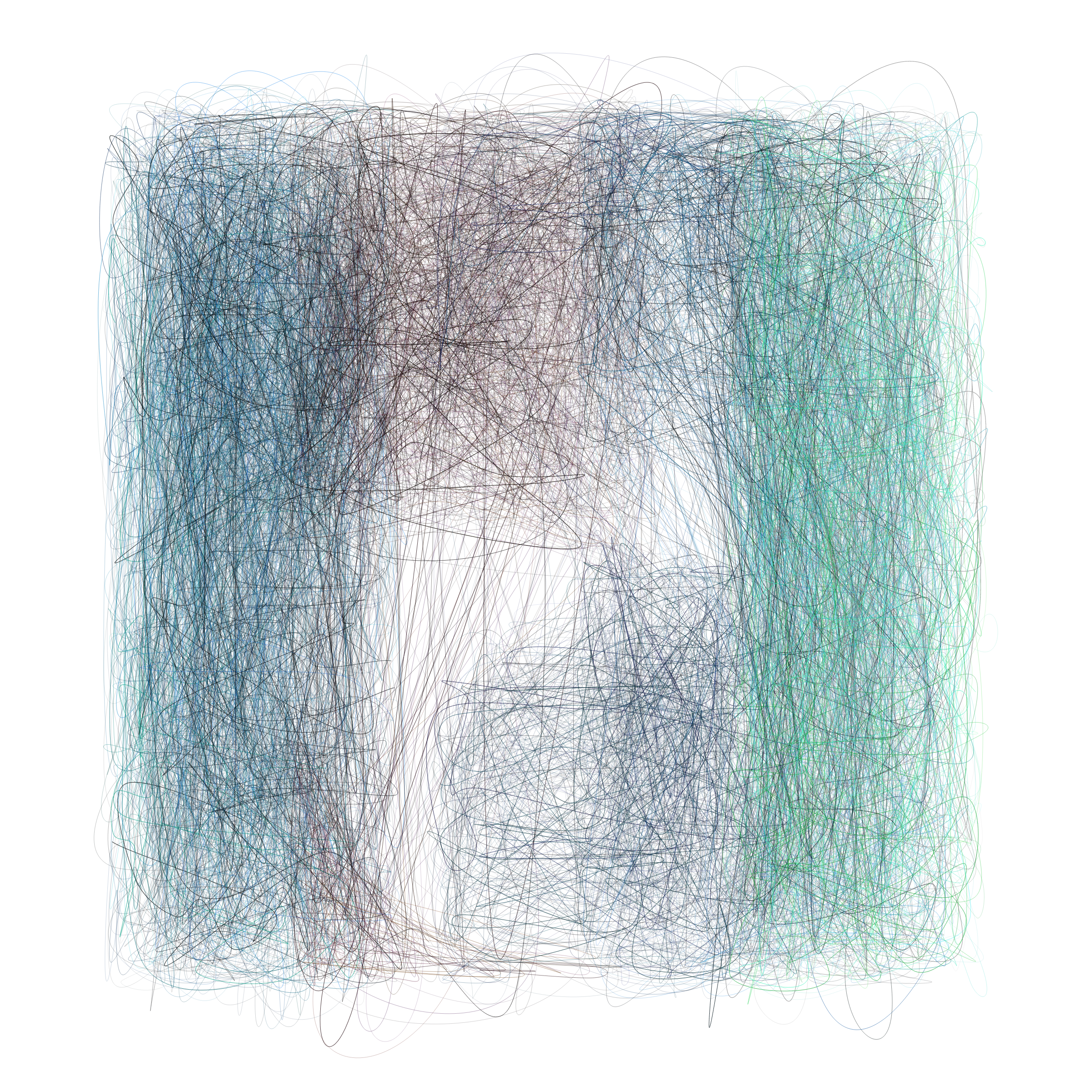 Art Blocks - Art Blocks v2 - Scribbled Boundaries #117 - NFT # 131000117