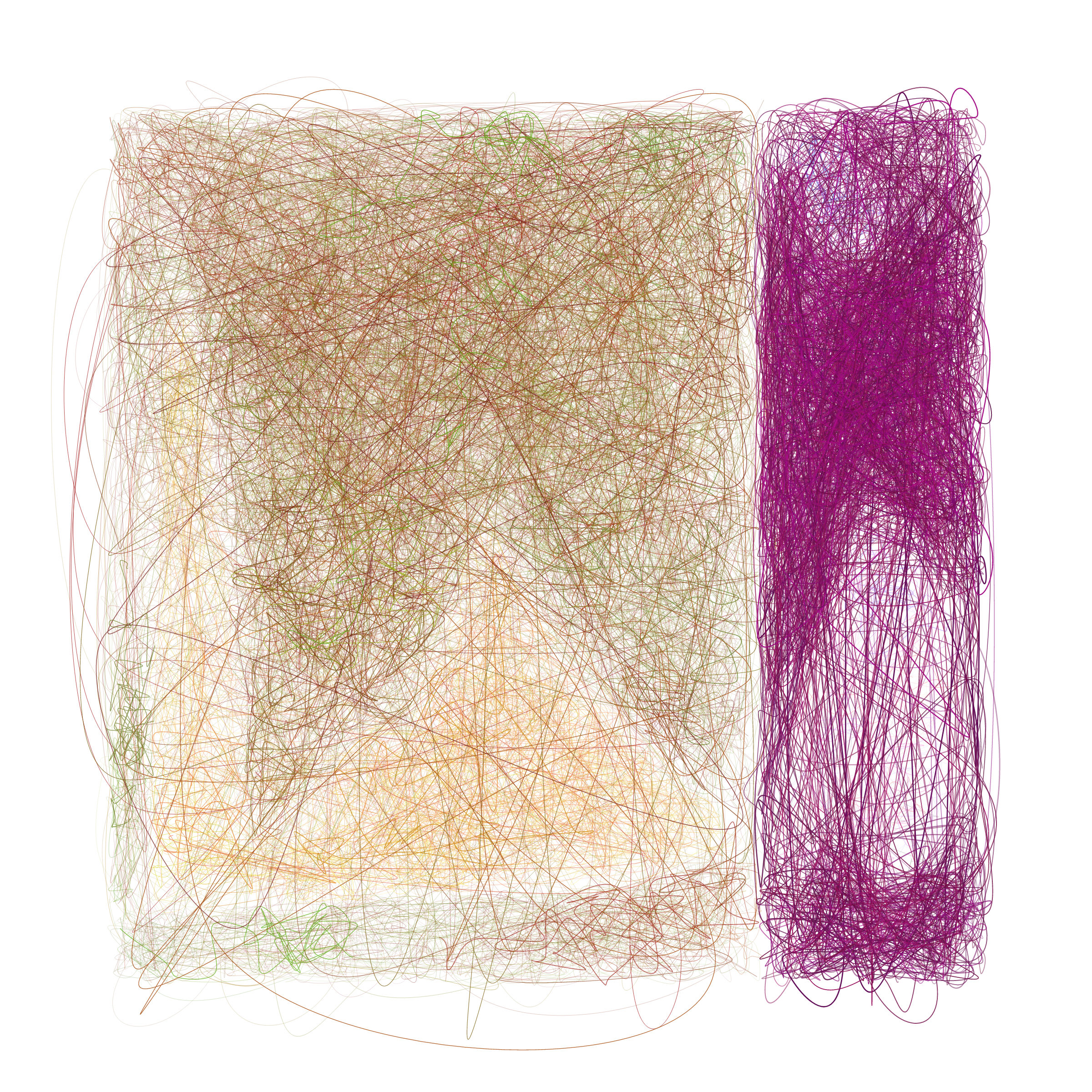 Art Blocks - Art Blocks v2 - Scribbled Boundaries #124 - NFT # 131000124