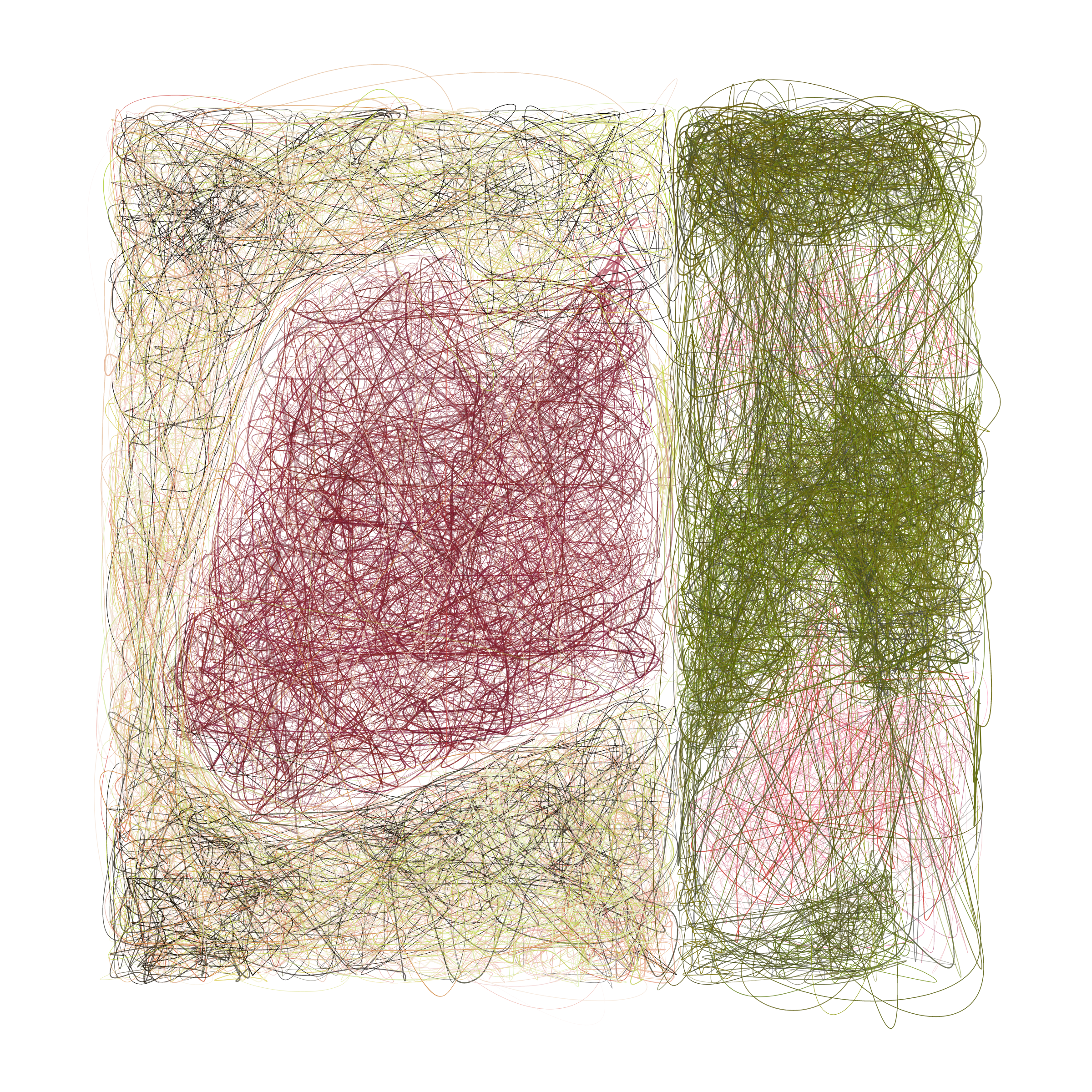 Art Blocks - Art Blocks v2 - Scribbled Boundaries #130 - NFT # 131000130