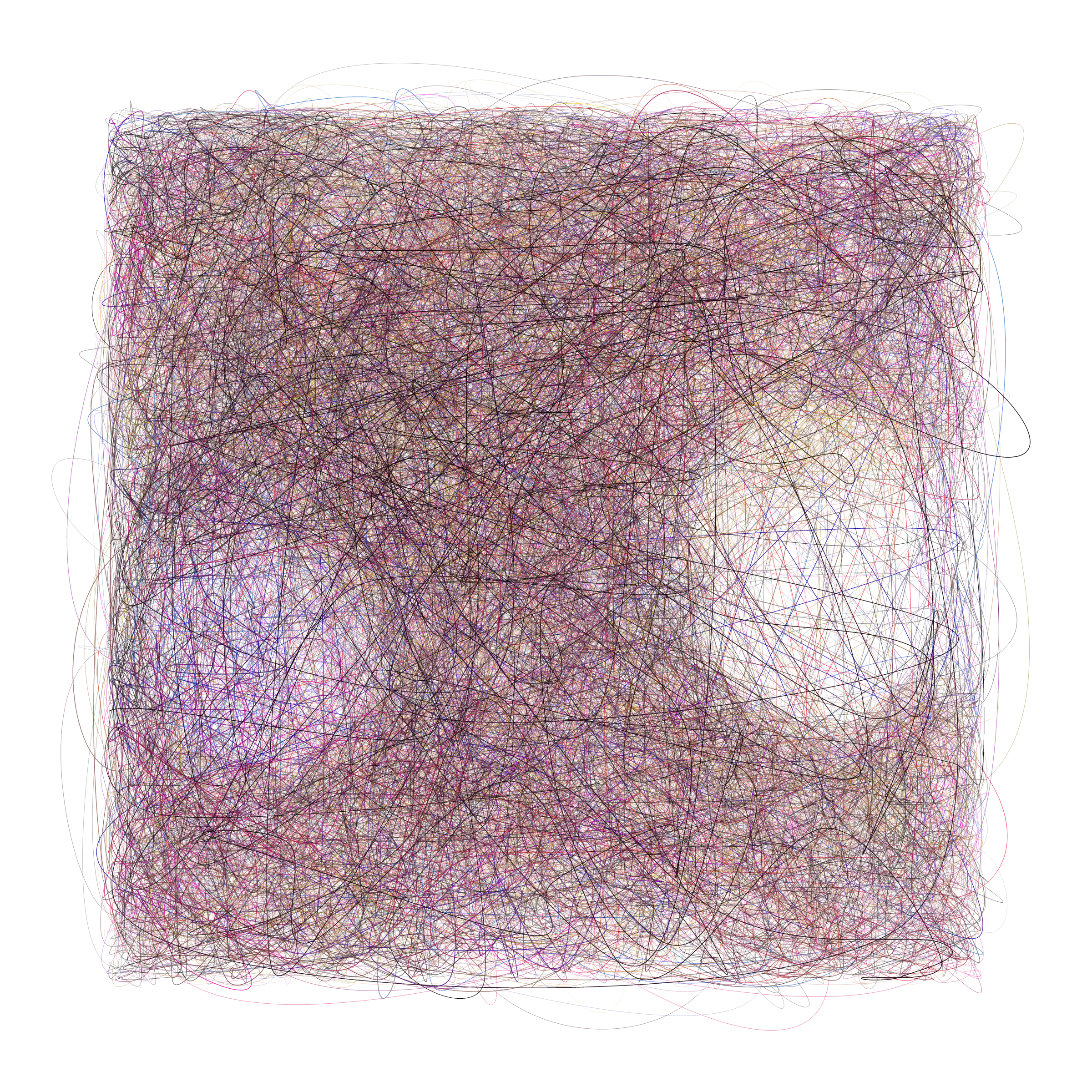 Art Blocks - Art Blocks v2 - Scribbled Boundaries #132 - NFT # 131000132