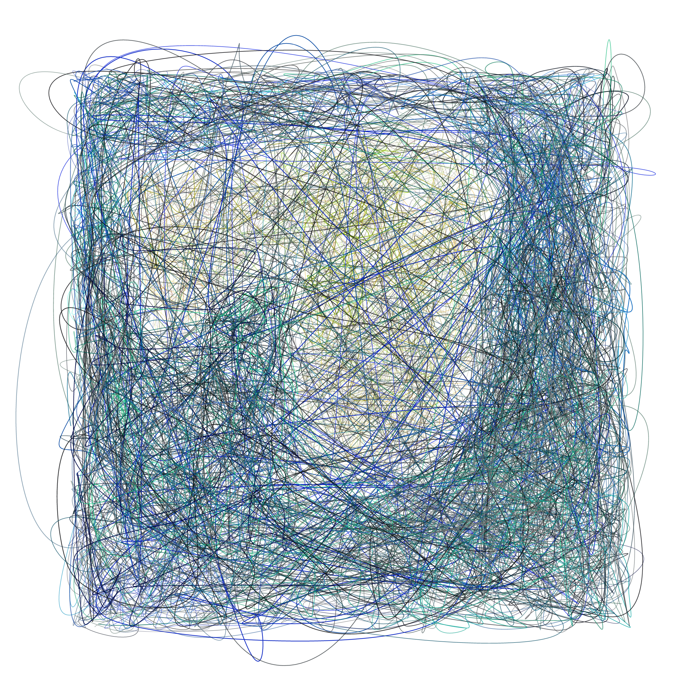 Art Blocks - Art Blocks v2 - Scribbled Boundaries #133 - NFT # 131000133