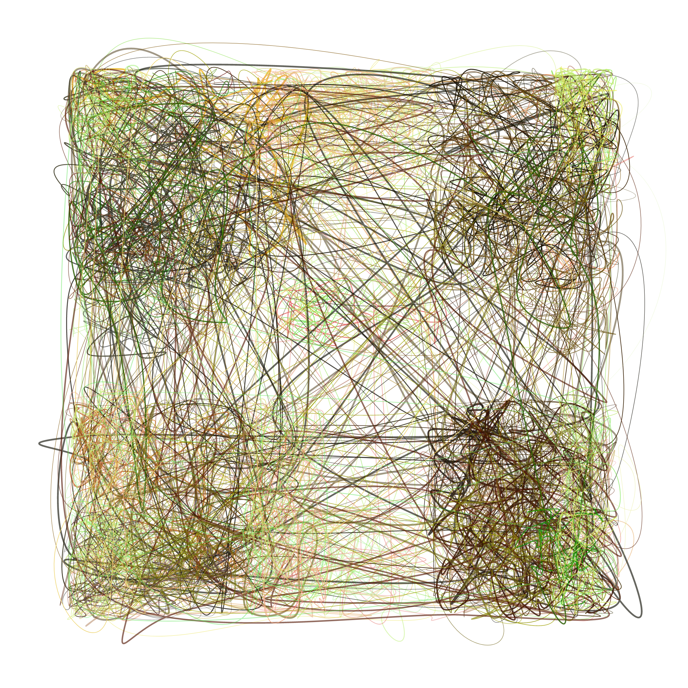 Art Blocks - Art Blocks v2 - Scribbled Boundaries #139 - NFT # 131000139