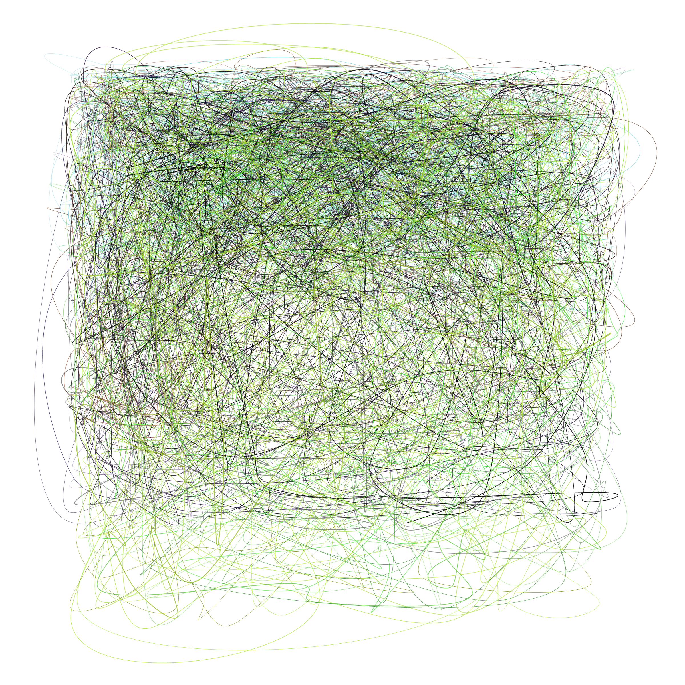 Art Blocks - Art Blocks v2 - Scribbled Boundaries #143 - NFT # 131000143