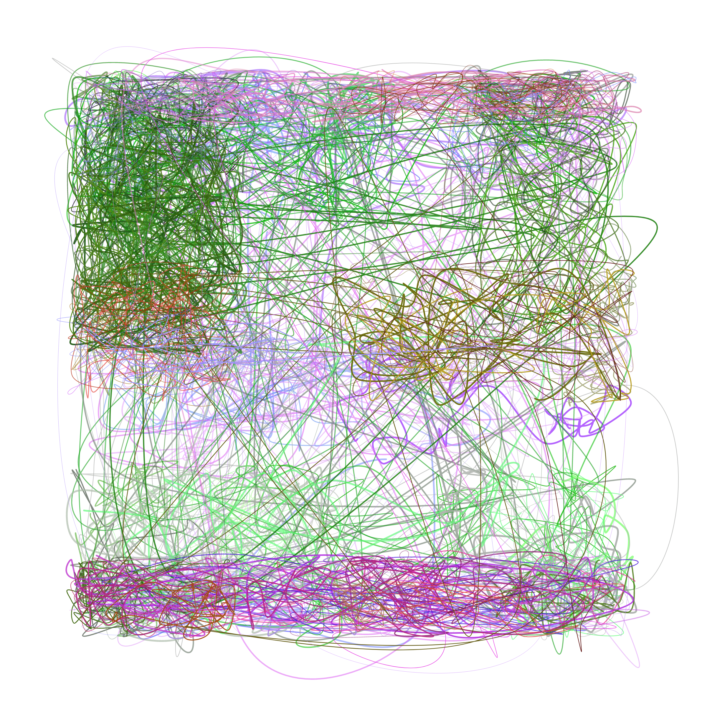 Art Blocks - Art Blocks v2 - Scribbled Boundaries #146 - NFT # 131000146