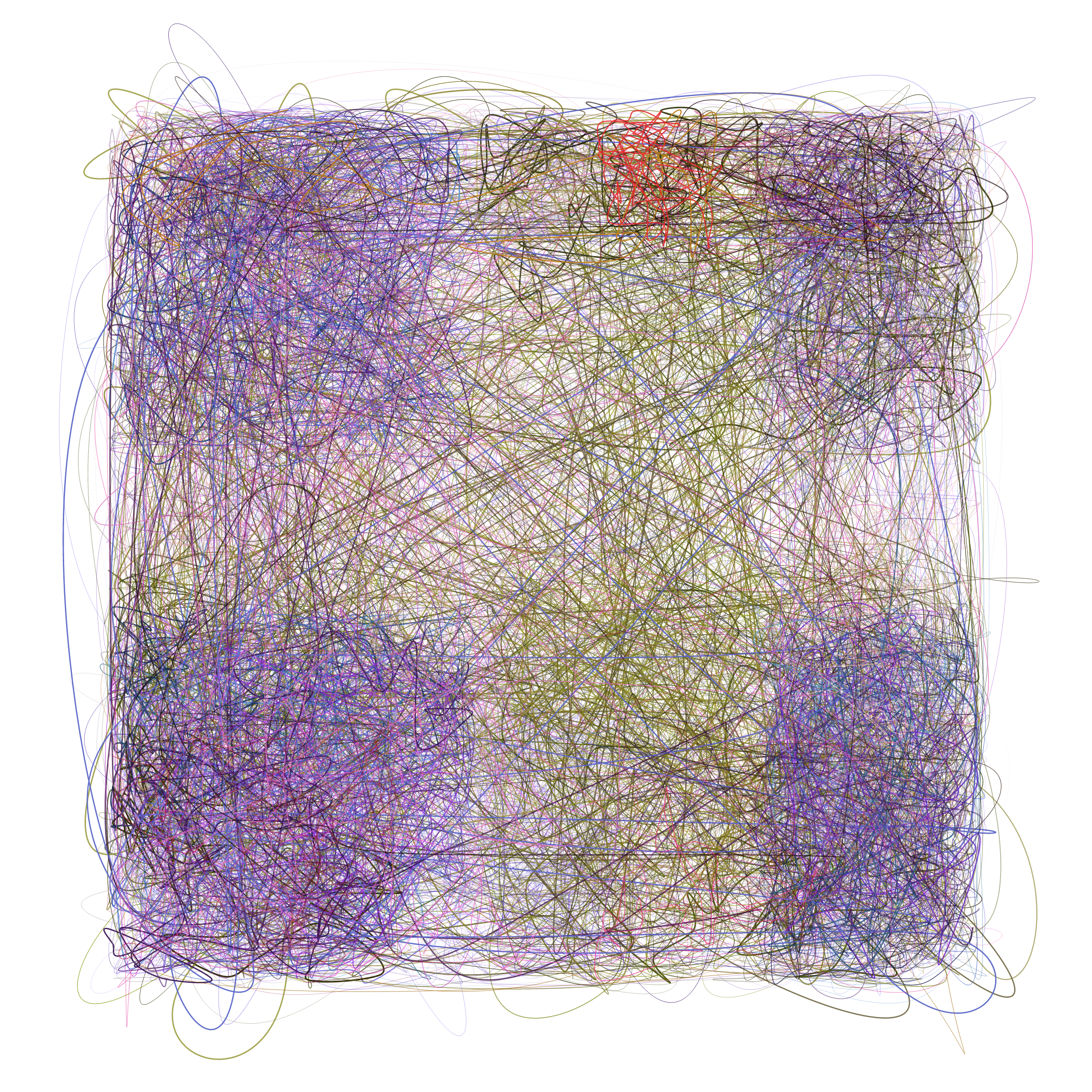 Art Blocks - Art Blocks v2 - Scribbled Boundaries #147 - NFT # 131000147