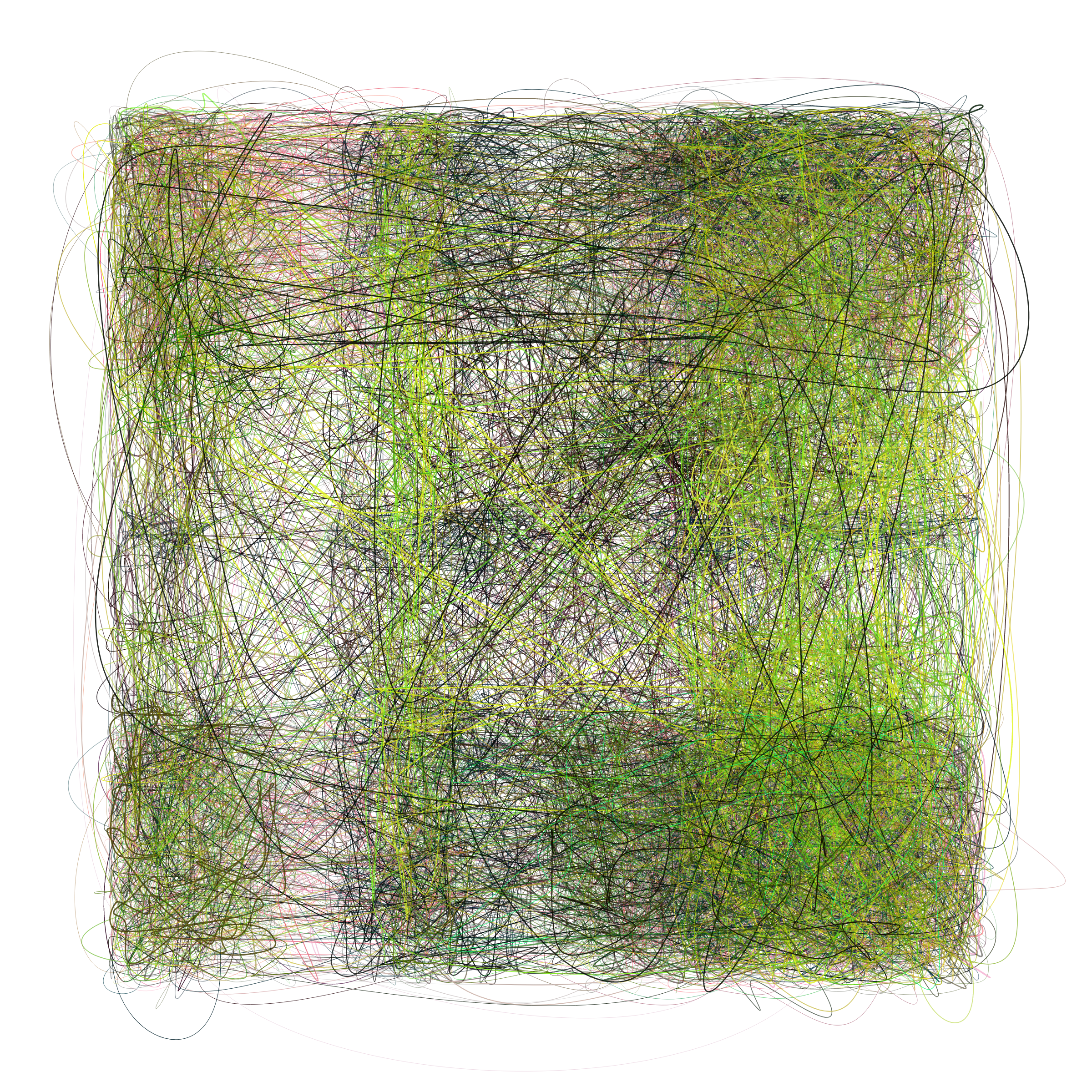 Art Blocks - Art Blocks v2 - Scribbled Boundaries #148 - NFT # 131000148