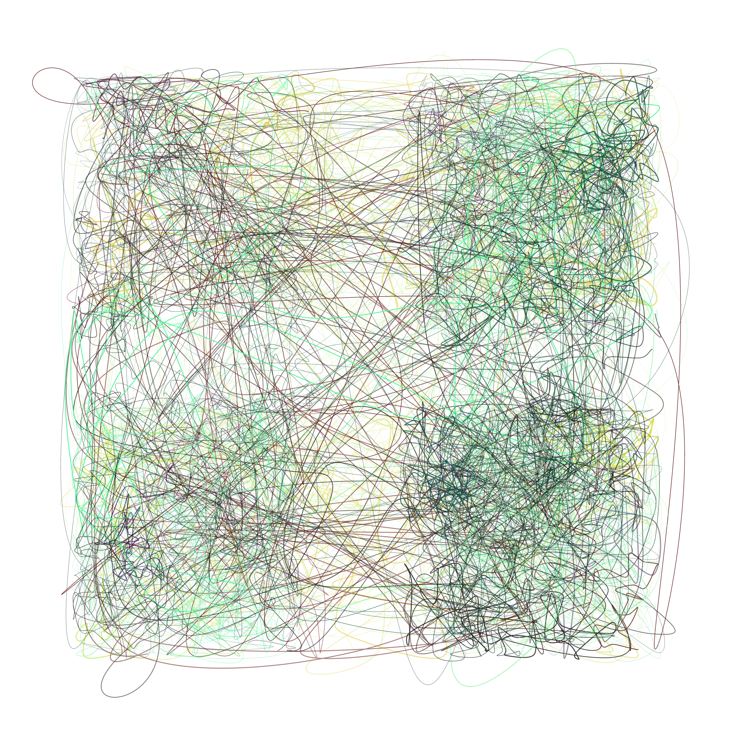 Art Blocks - Art Blocks v2 - Scribbled Boundaries #157 - NFT # 131000157