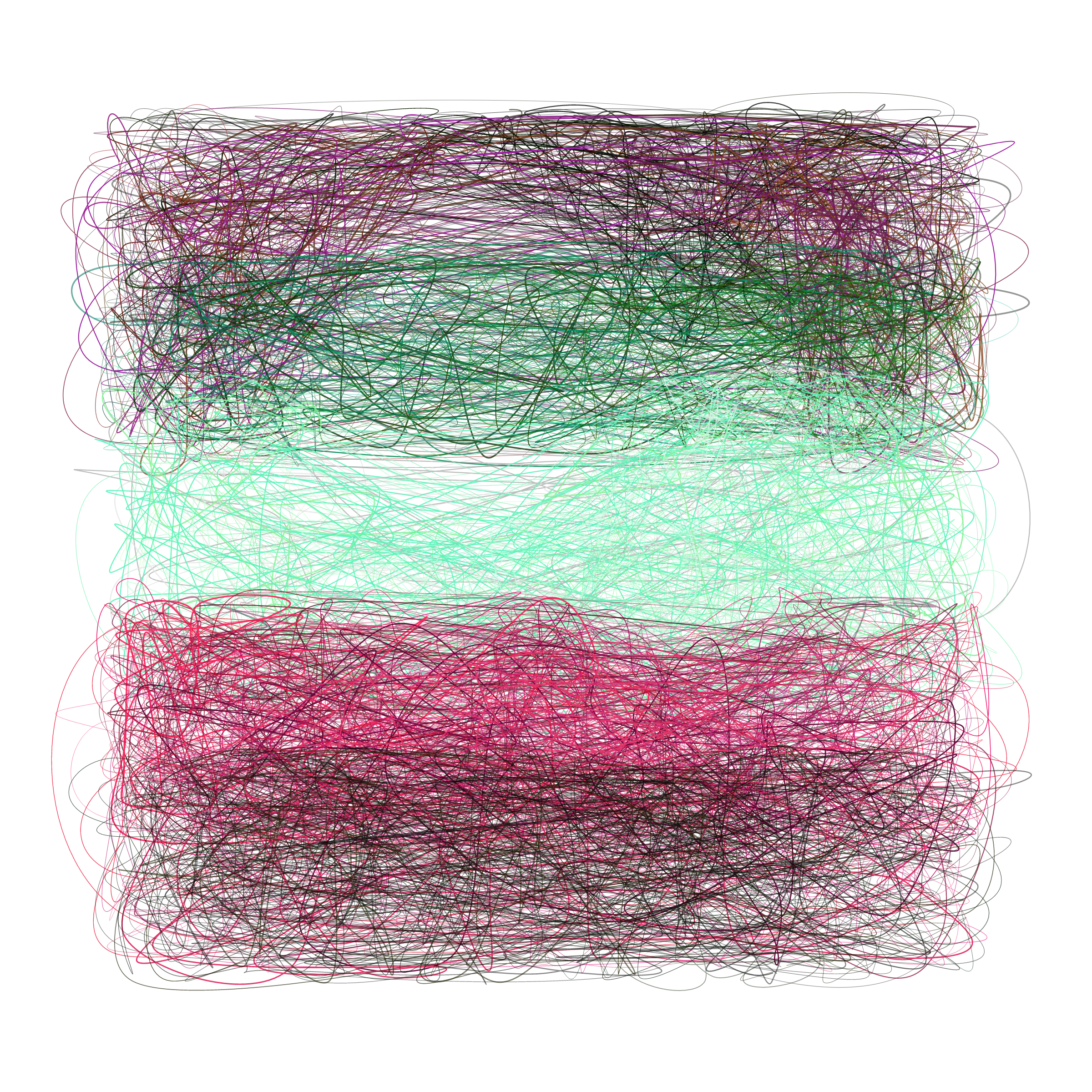 Art Blocks - Art Blocks v2 - Scribbled Boundaries #158 - NFT # 131000158