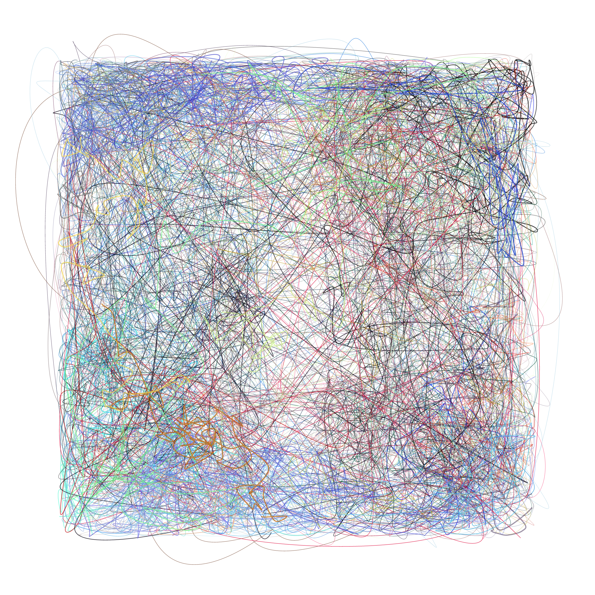 Art Blocks - Art Blocks v2 - Scribbled Boundaries #161 - NFT # 131000161