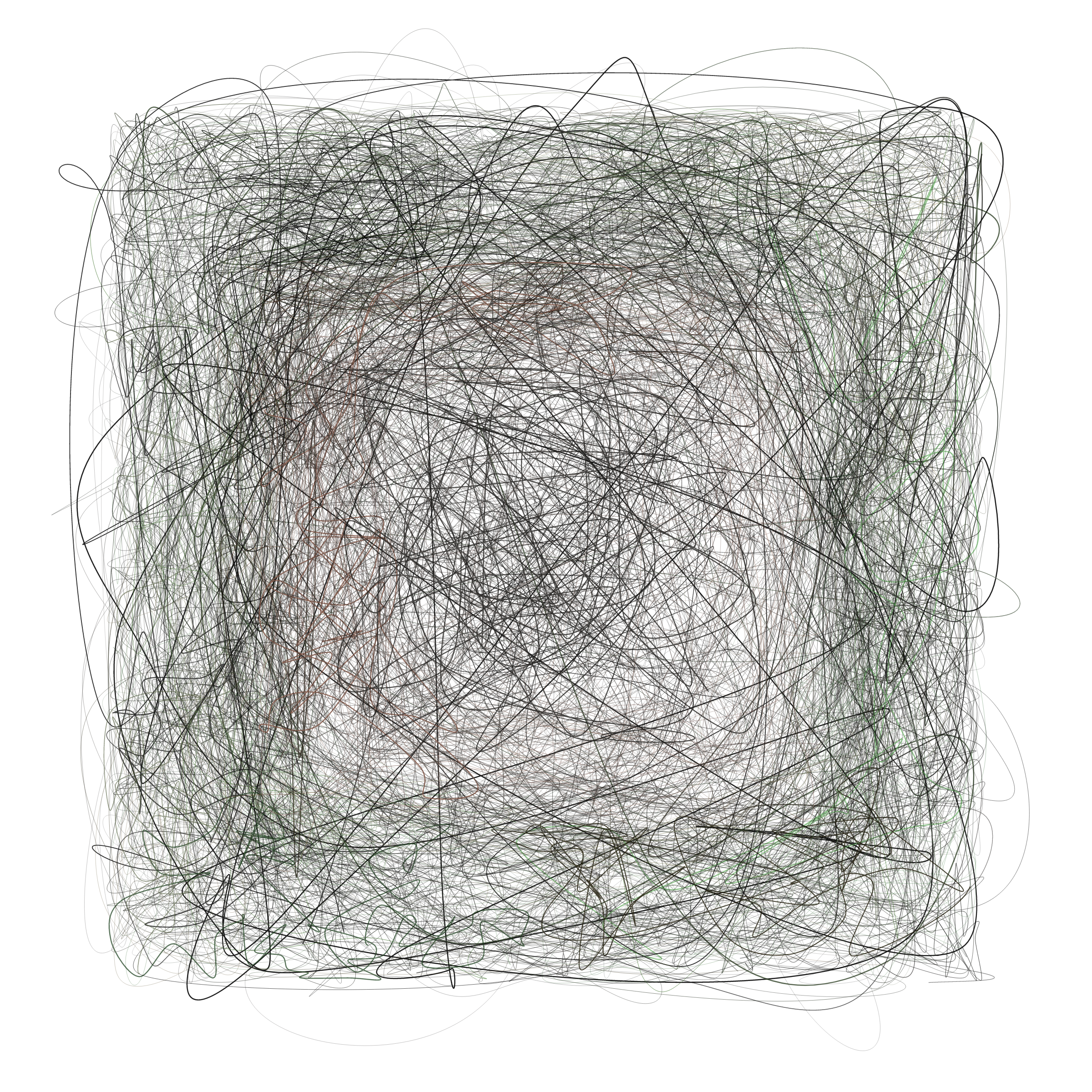 Art Blocks - Art Blocks v2 - Scribbled Boundaries #164 - NFT # 131000164