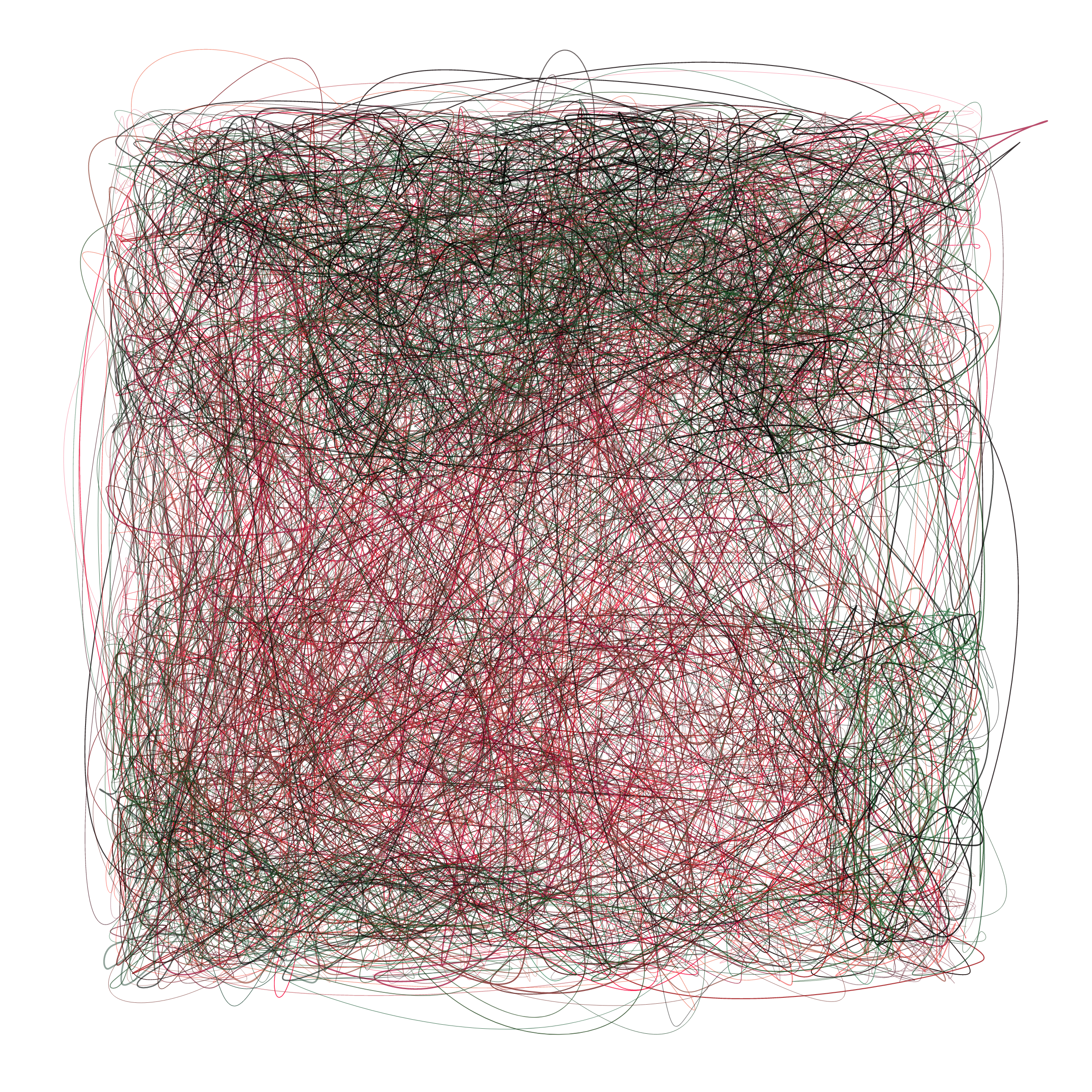 Art Blocks - Art Blocks v2 - Scribbled Boundaries #165 - NFT # 131000165