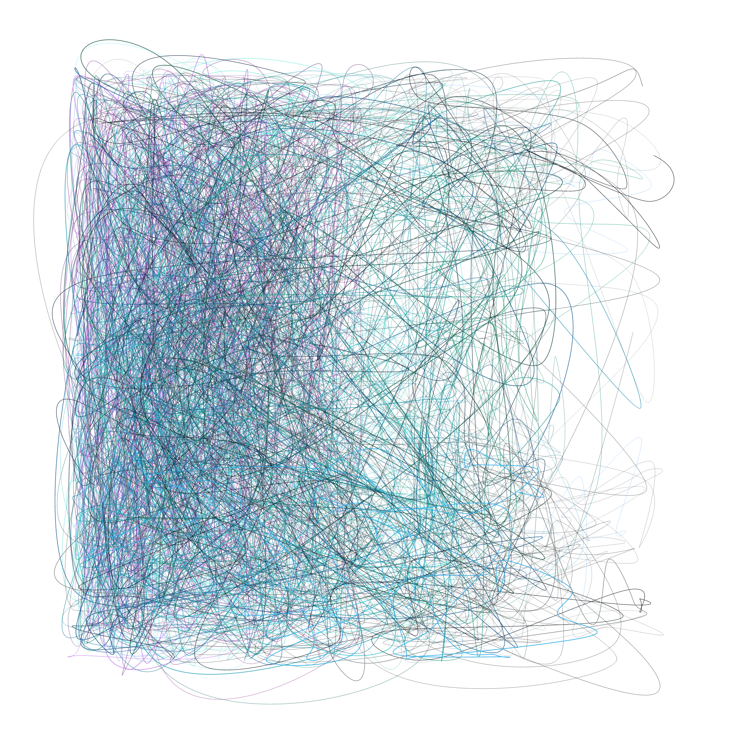 Art Blocks - Art Blocks v2 - Scribbled Boundaries #172 - NFT # 131000172