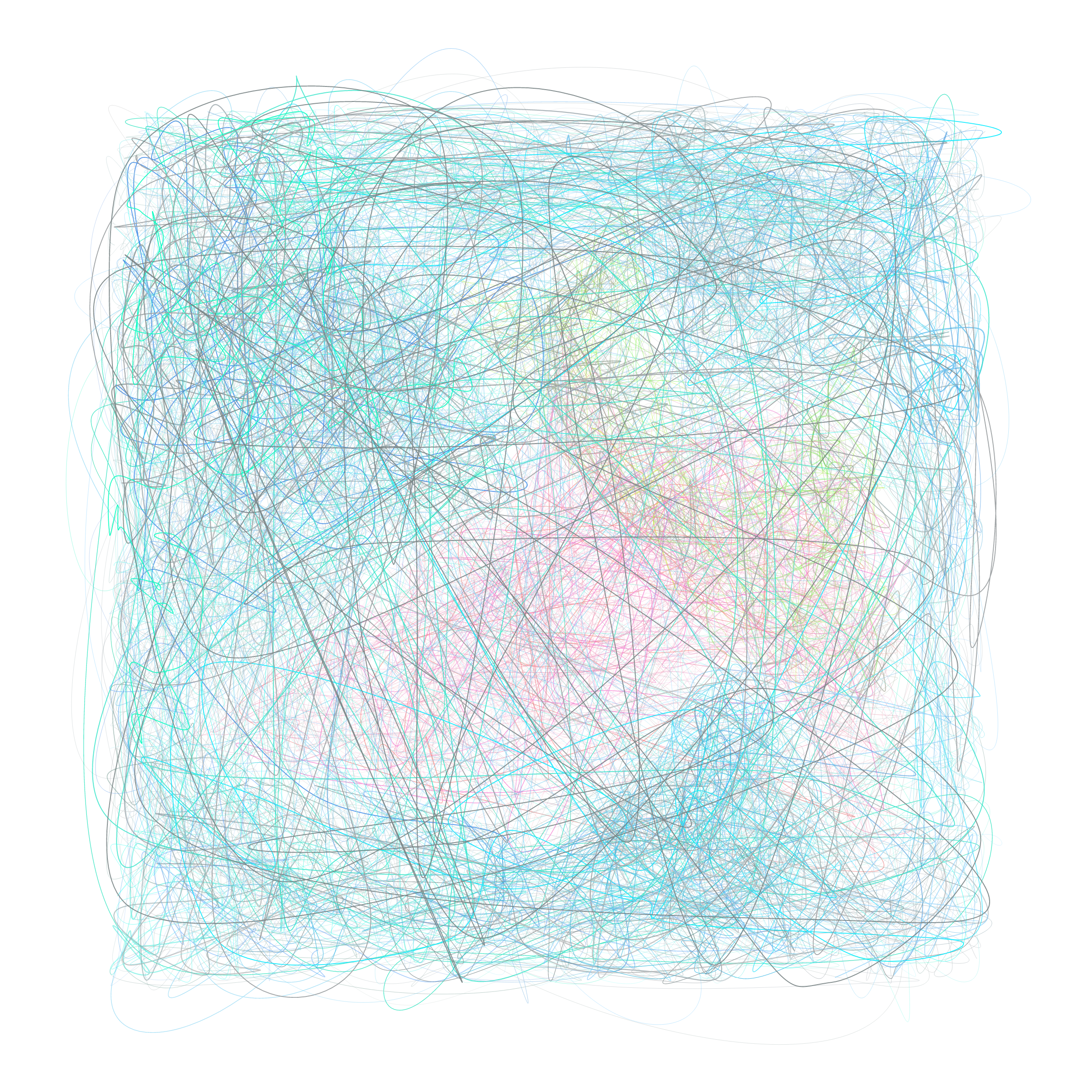 Art Blocks - Art Blocks v2 - Scribbled Boundaries #173 - NFT # 131000173