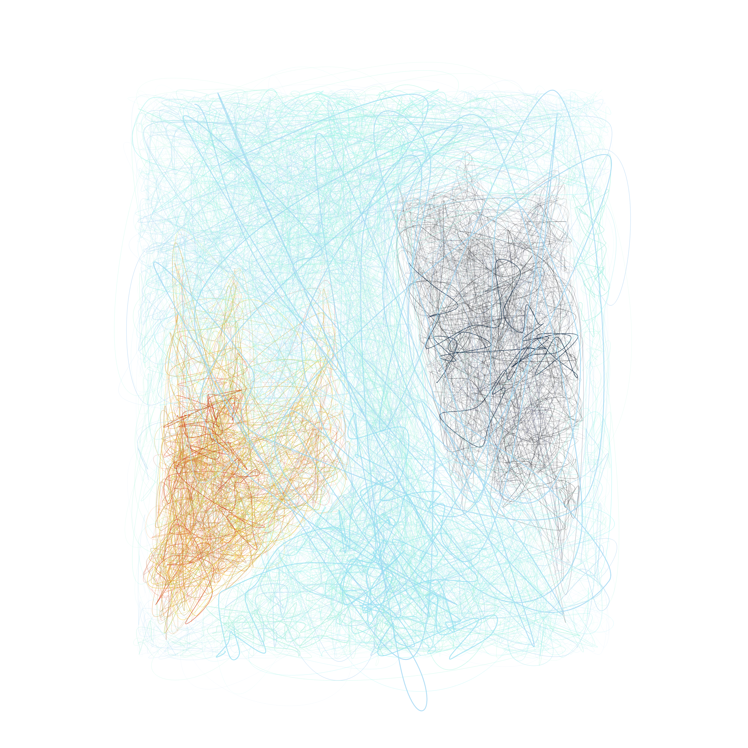 Art Blocks - Art Blocks v2 - Scribbled Boundaries #175 - NFT # 131000175