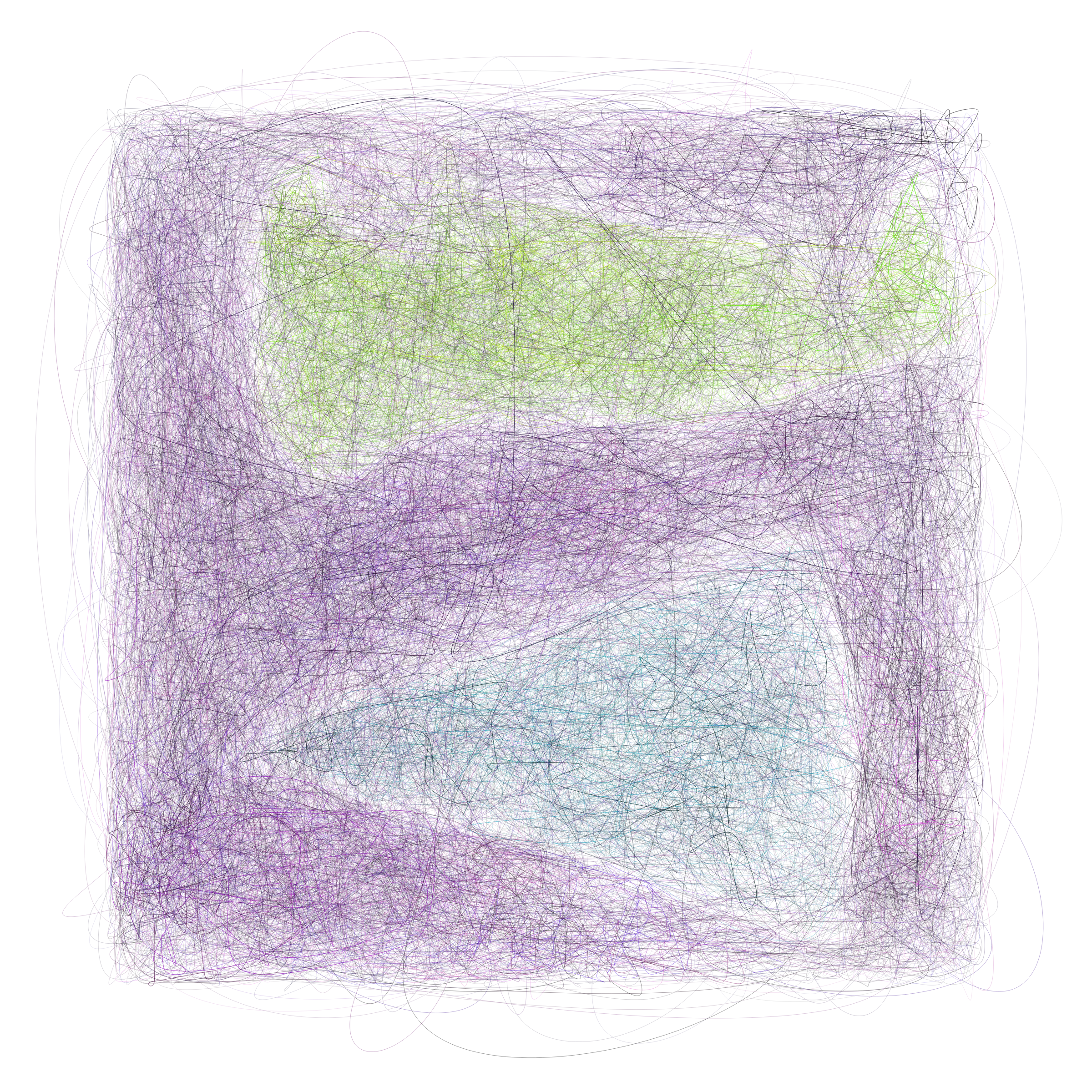 Art Blocks - Art Blocks v2 - Scribbled Boundaries #176 - NFT # 131000176