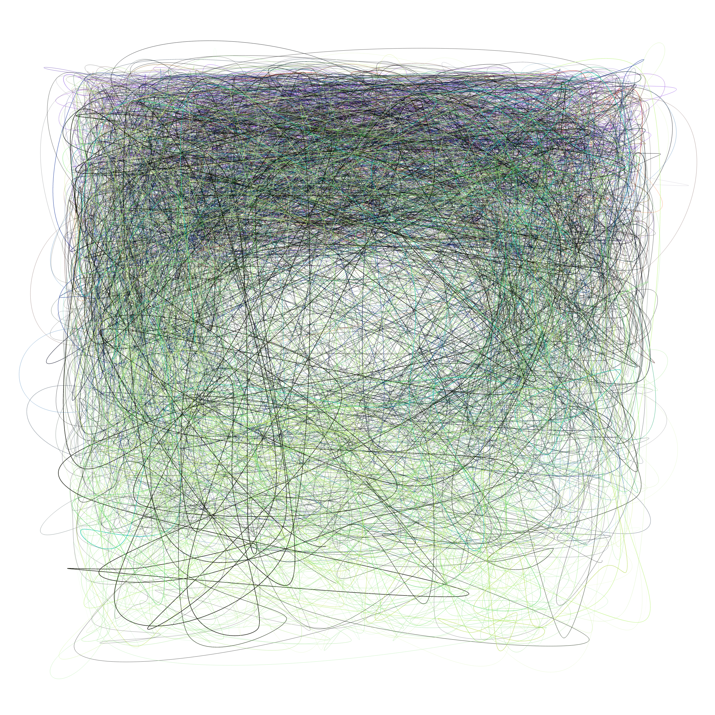 Art Blocks - Art Blocks v2 - Scribbled Boundaries #177 - NFT # 131000177