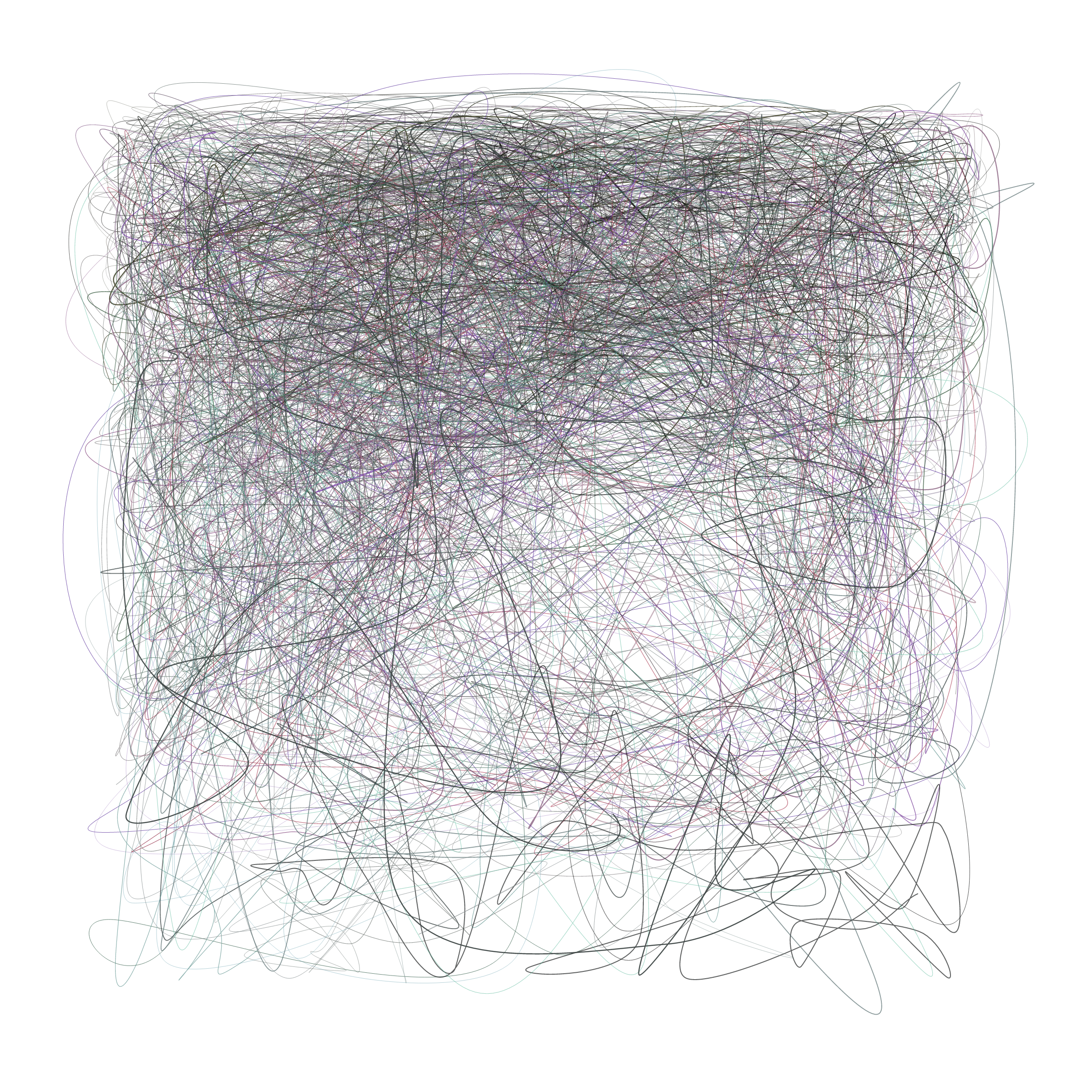 Art Blocks - Art Blocks v2 - Scribbled Boundaries #178 - NFT # 131000178