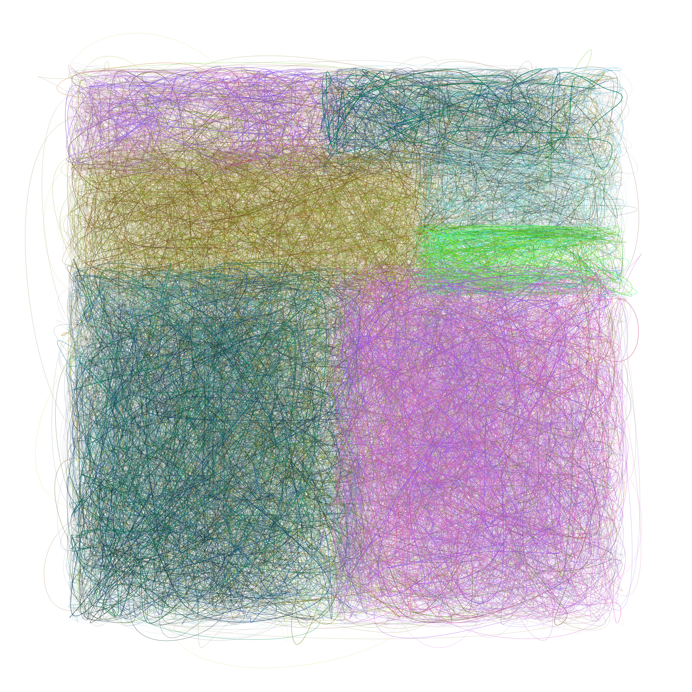 Art Blocks - Art Blocks v2 - Scribbled Boundaries #179 - NFT # 131000179