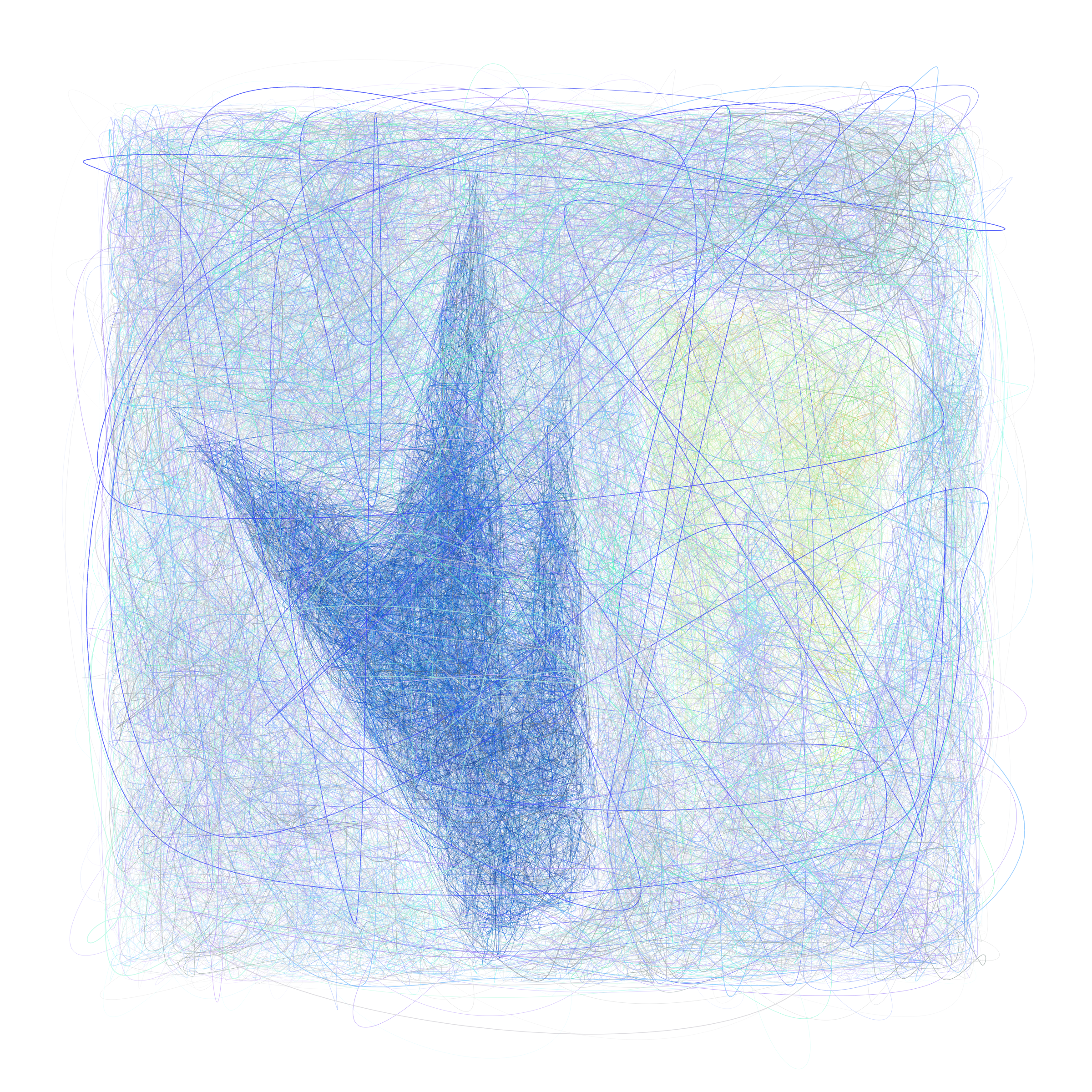 Art Blocks - Art Blocks v2 - Scribbled Boundaries #181 - NFT # 131000181