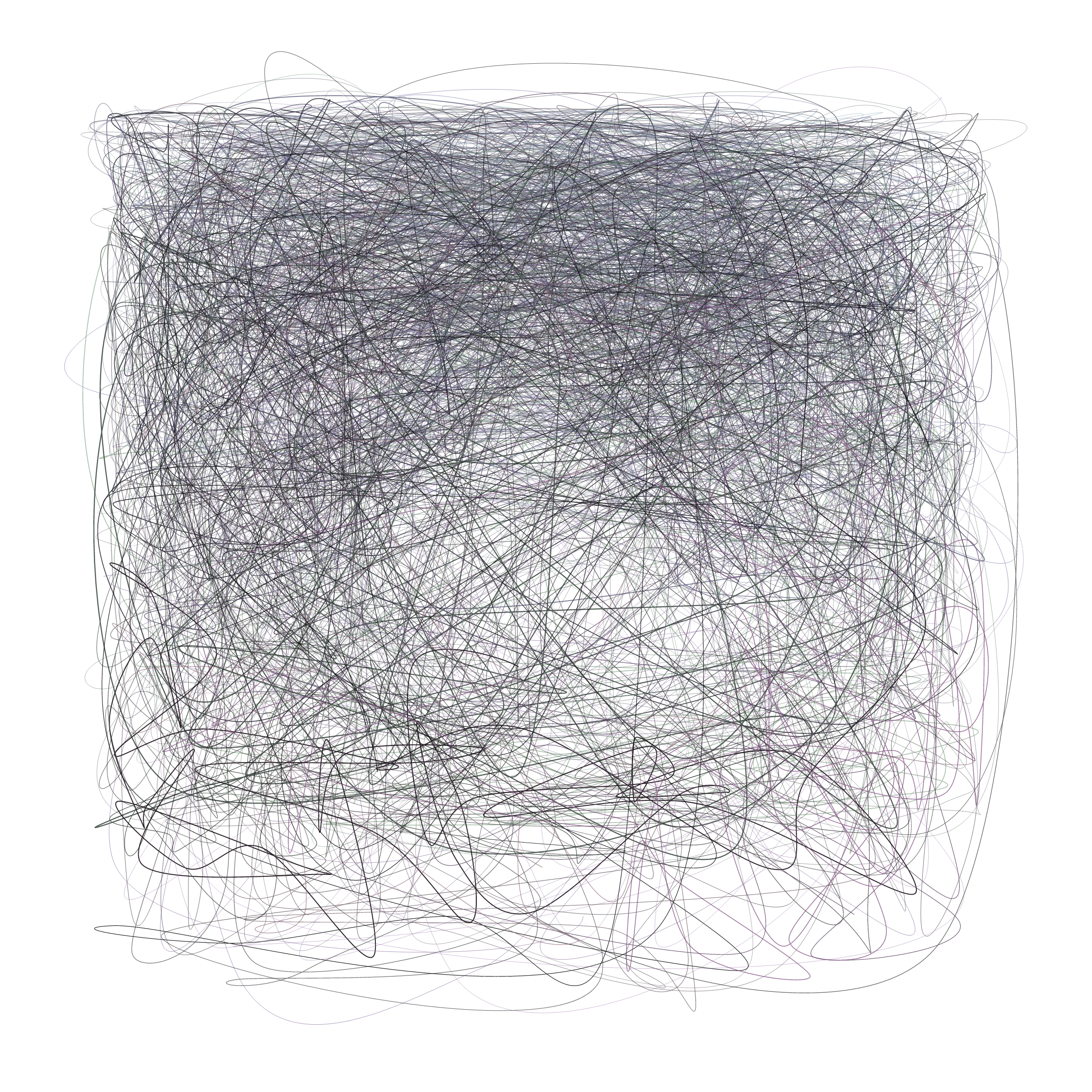 Art Blocks - Art Blocks v2 - Scribbled Boundaries #183 - NFT # 131000183