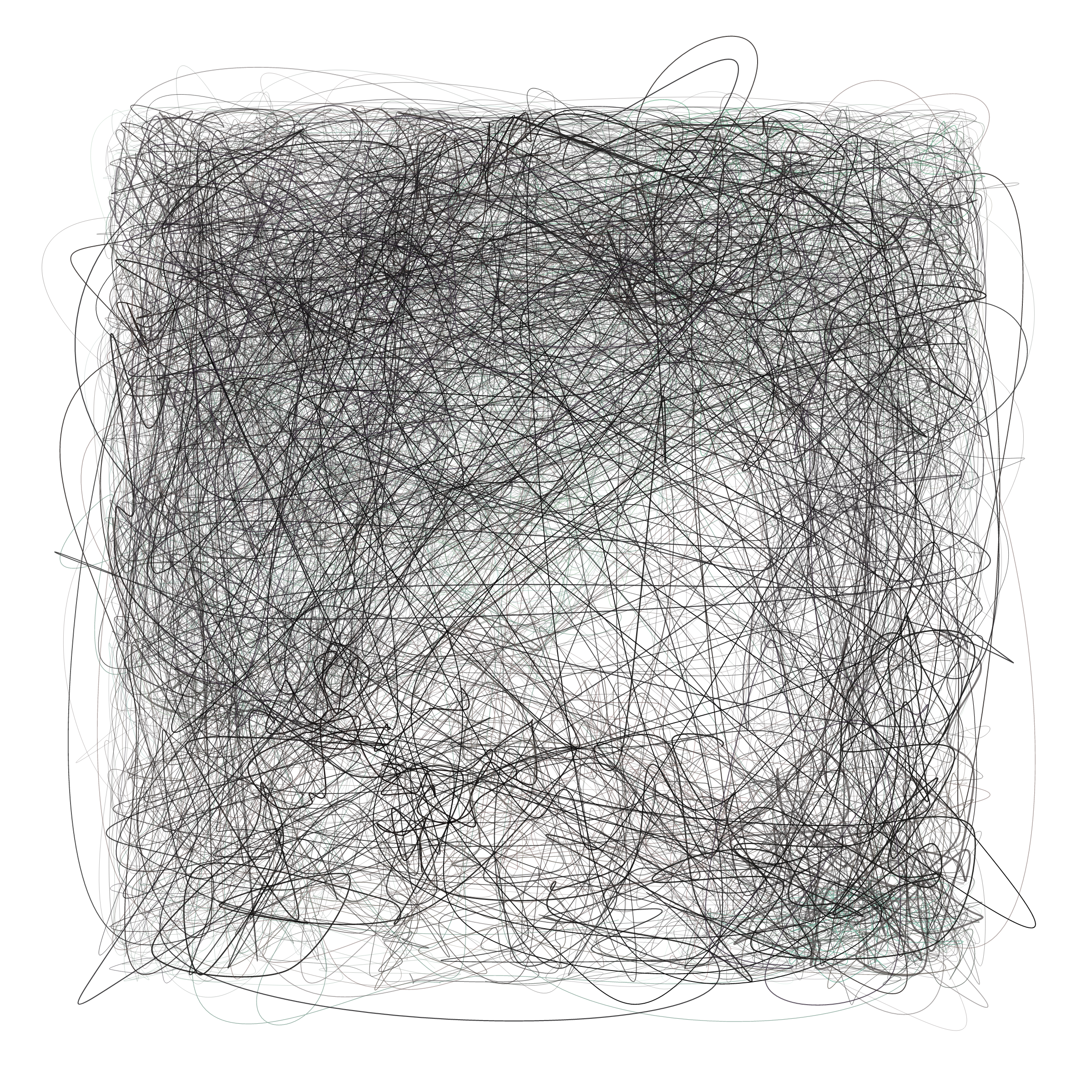 Art Blocks - Art Blocks v2 - Scribbled Boundaries #184 - NFT # 131000184