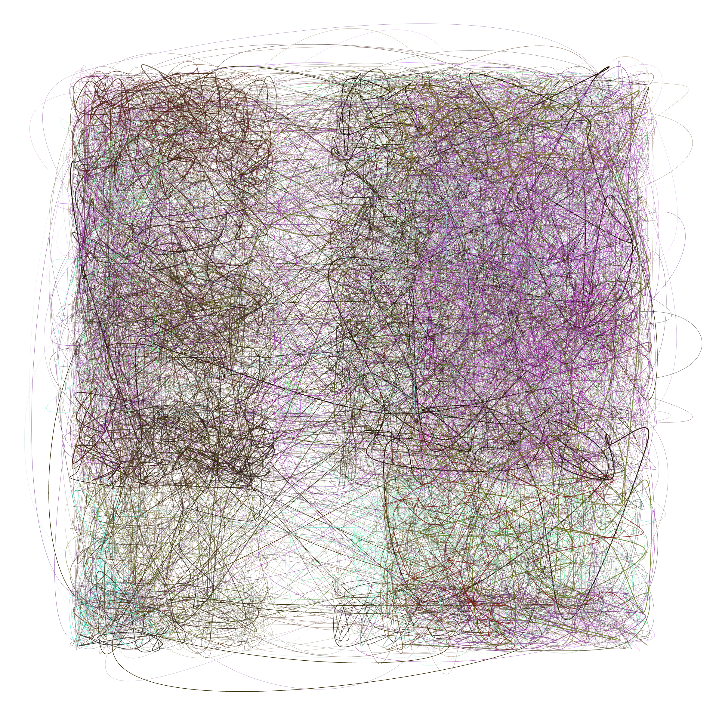 Art Blocks - Art Blocks v2 - Scribbled Boundaries #187 - NFT # 131000187