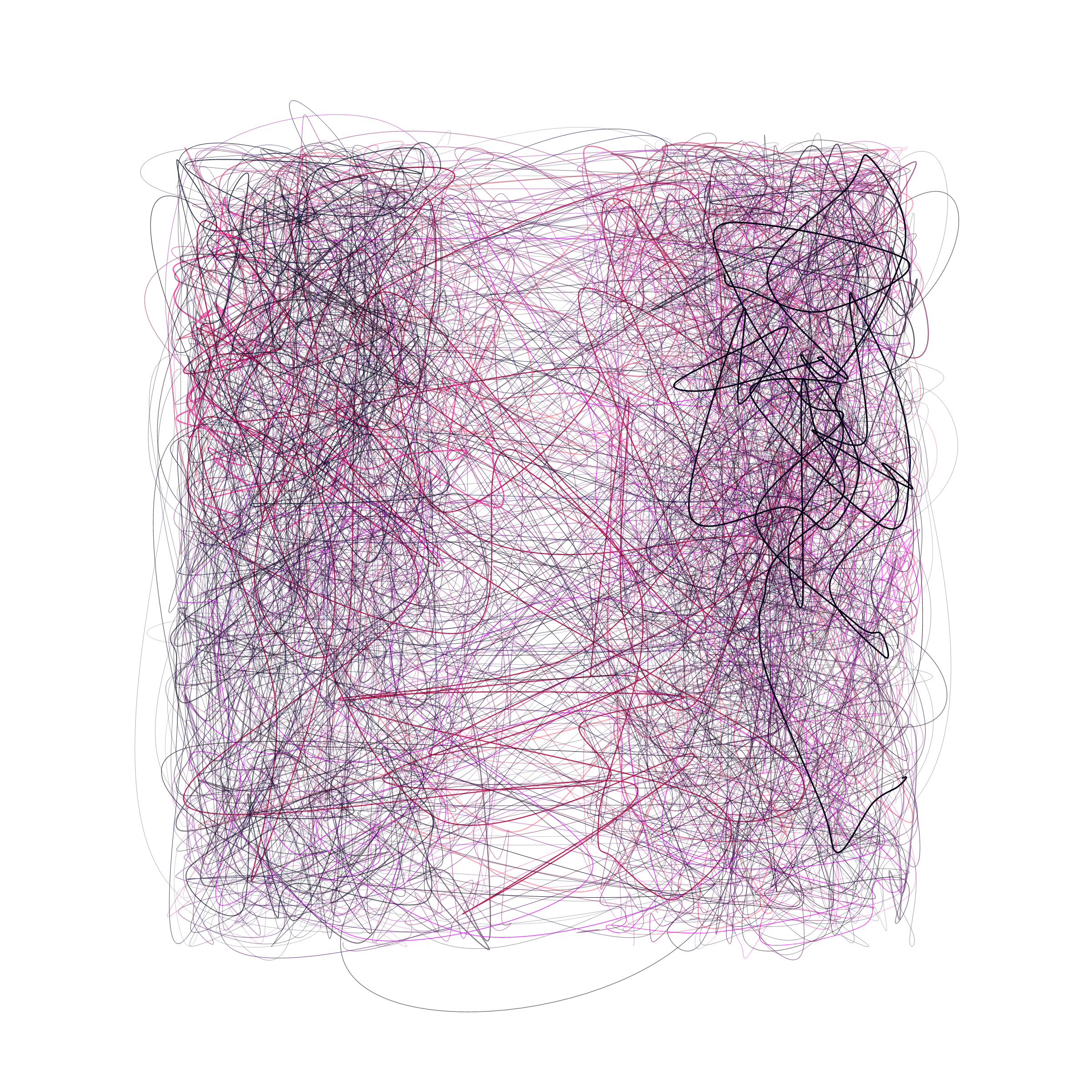 Art Blocks - Art Blocks v2 - Scribbled Boundaries #189 - NFT # 131000189