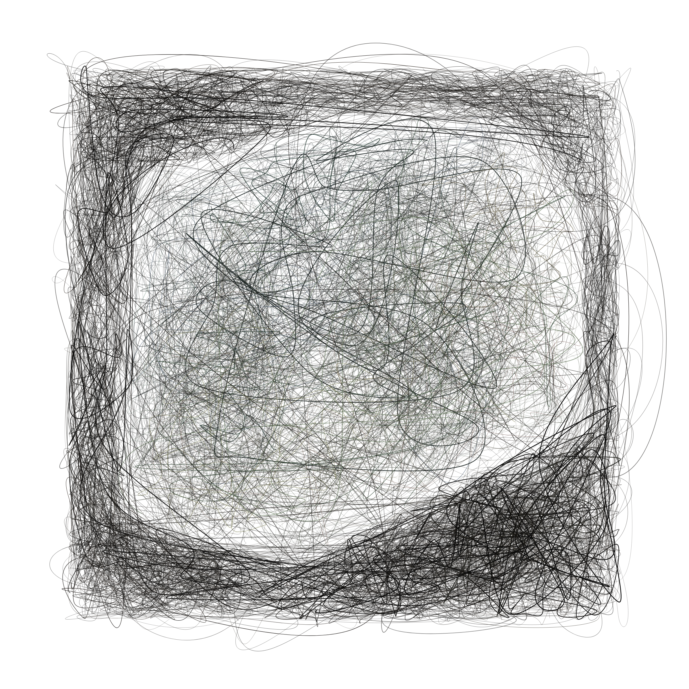 Art Blocks - Art Blocks v2 - Scribbled Boundaries #192 - NFT # 131000192