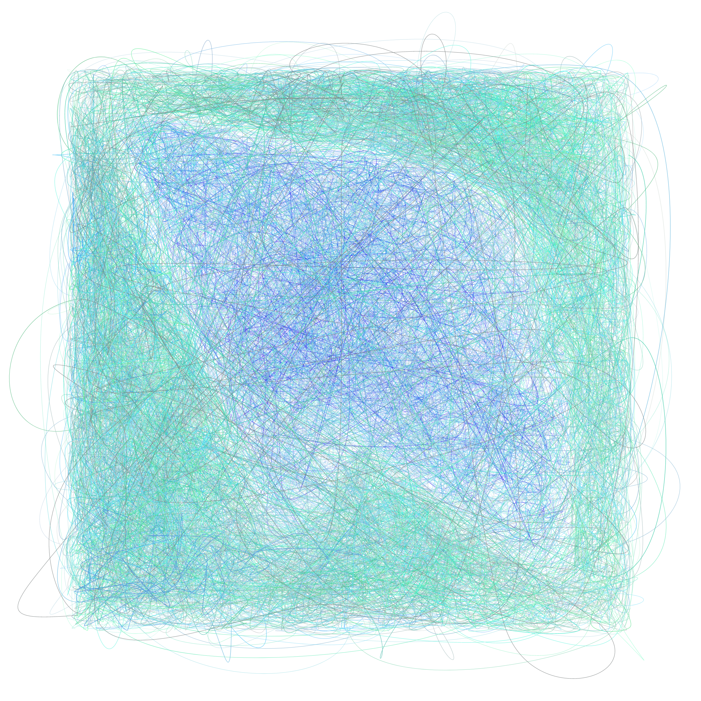 Art Blocks - Art Blocks v2 - Scribbled Boundaries #193 - NFT # 131000193